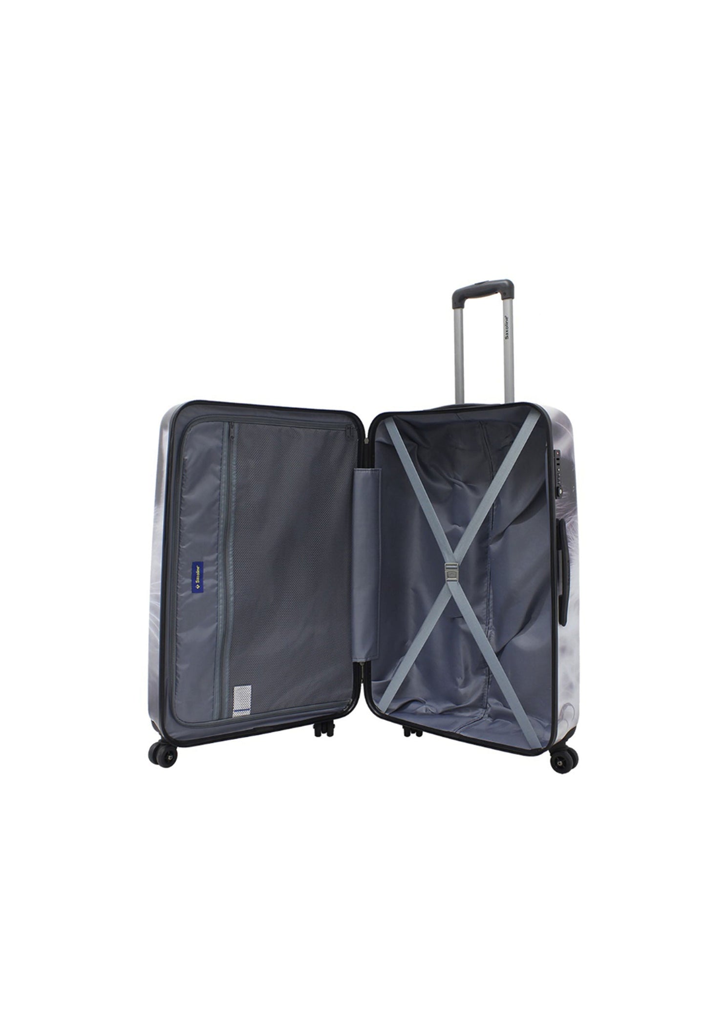 Saxoline White Cat Hartschalenkoffer / Trolley / Reisekoffer (Large)