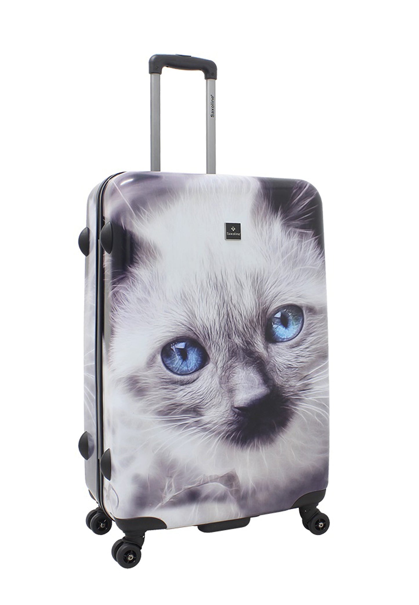 Saxoline White Cat Hartschalenkoffer / Trolley / Reisekoffer (Large)