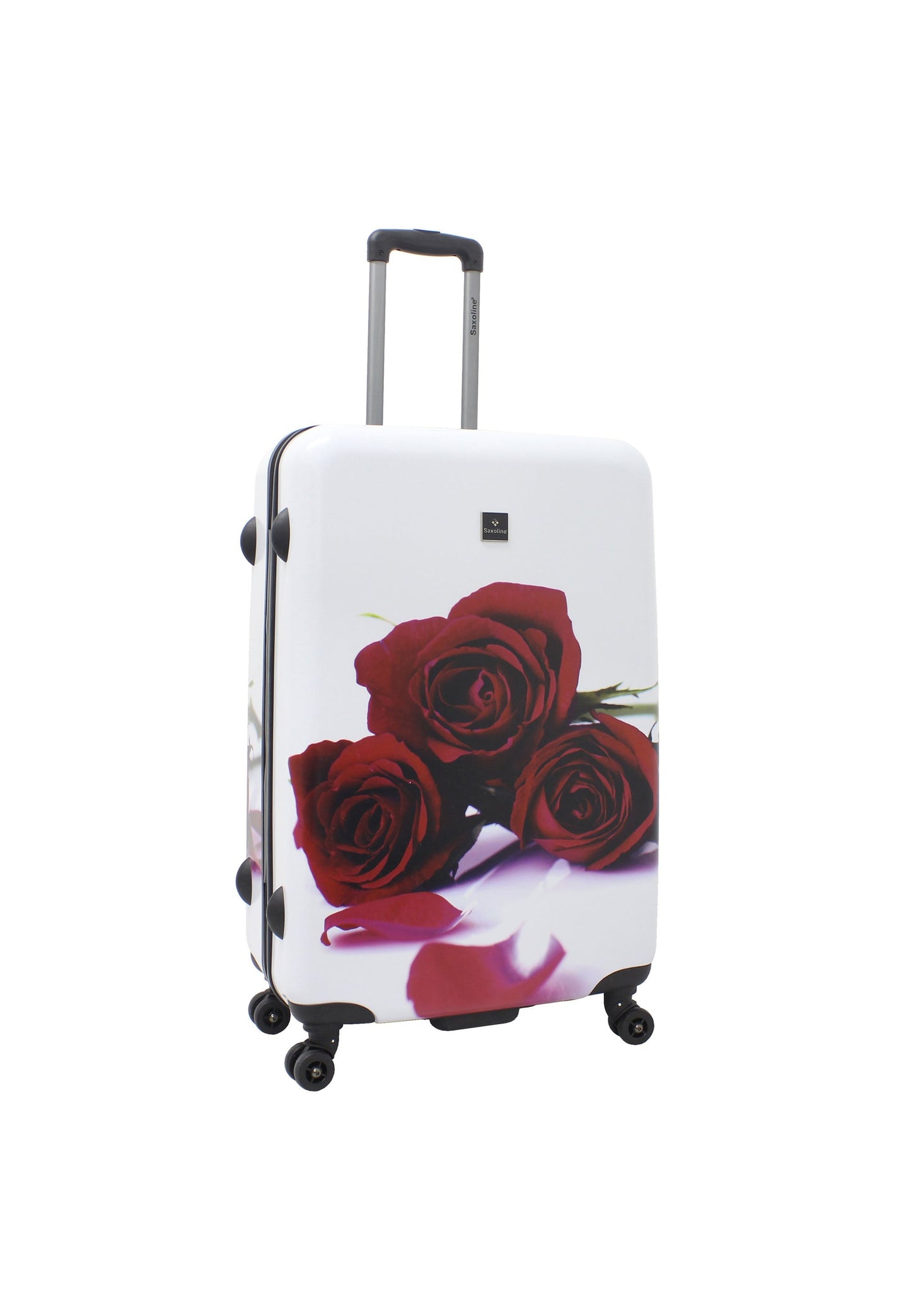 Saxoline Red Roses Hartschalenkoffer / Trolley / Reisekoffer (Large)