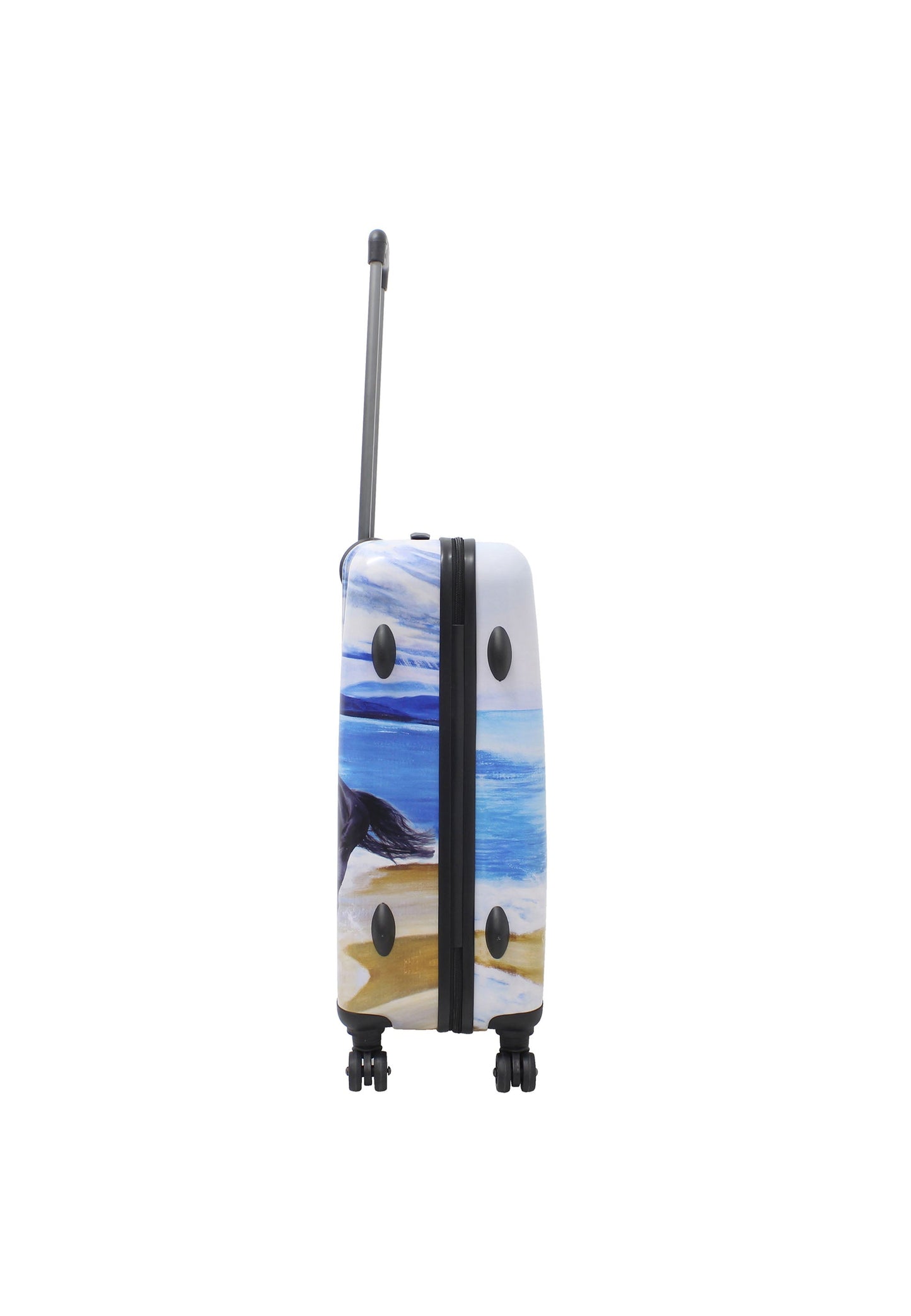 Saxoline Black Horse Hartschalenkoffer / Trolley / Reisekoffer (Medium)