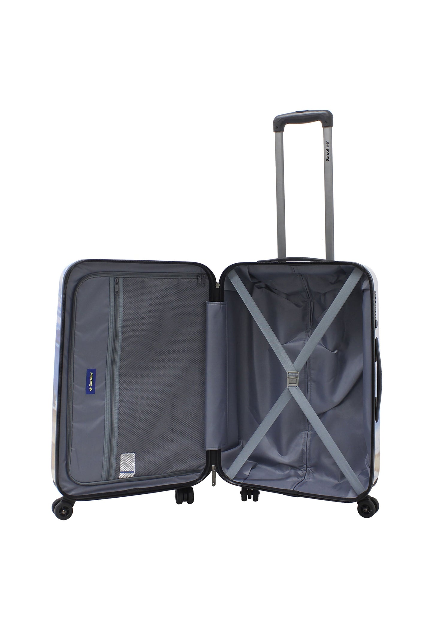 Saxoline Black Horse Hartschalenkoffer / Trolley / Reisekoffer (Medium)