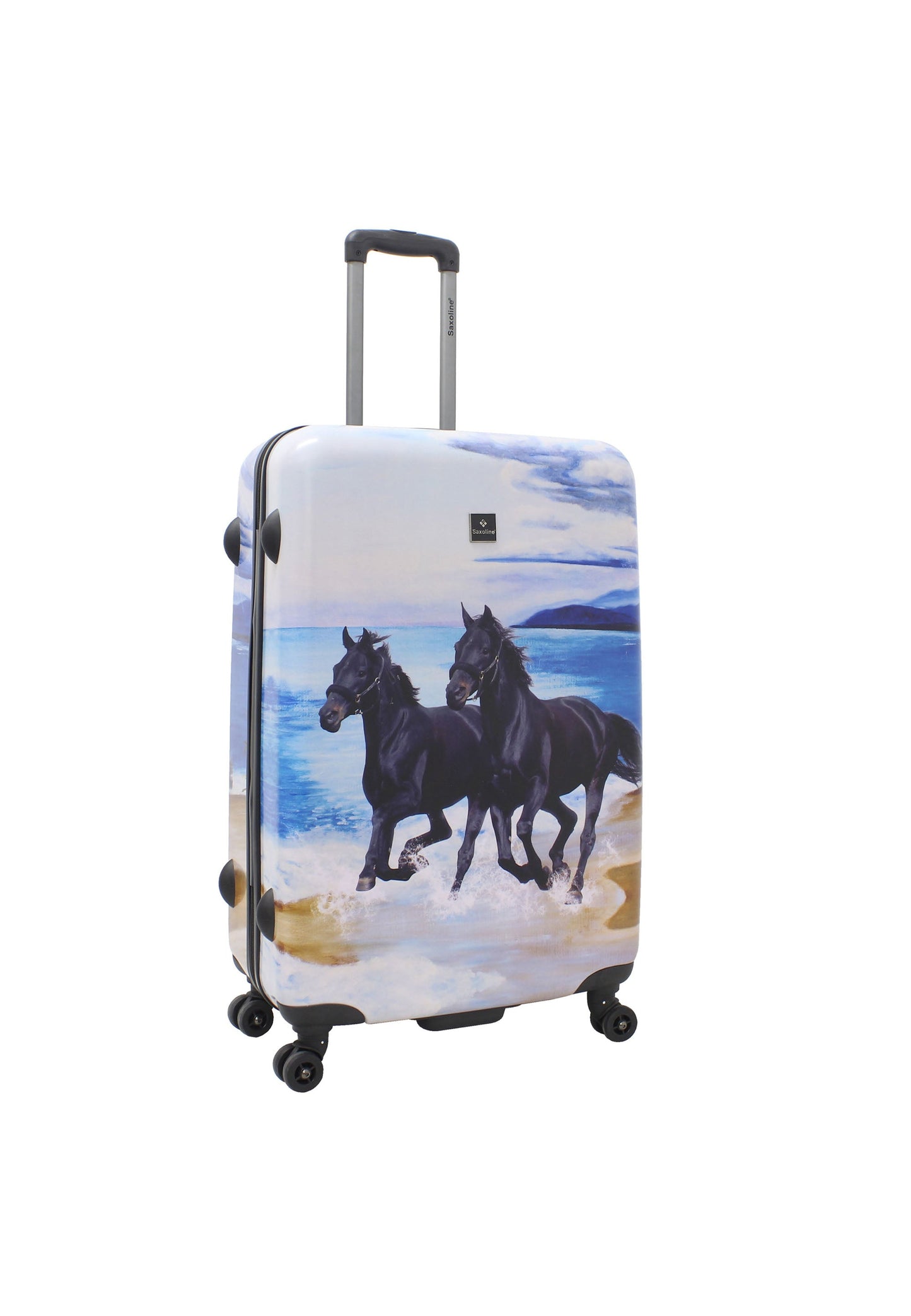 Saxoline Black Horse Hartschalenkoffer / Trolley / Reisekoffer (Large)