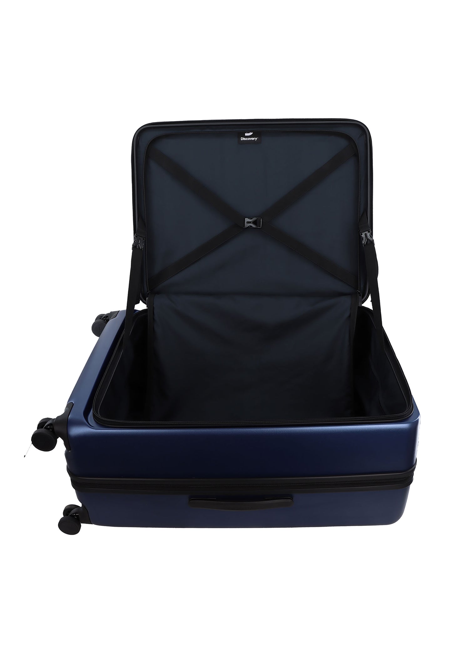 Discovery - Patrol | 3-teiliges Polycarbonat Kofferset mit Frontöffnung – Blau