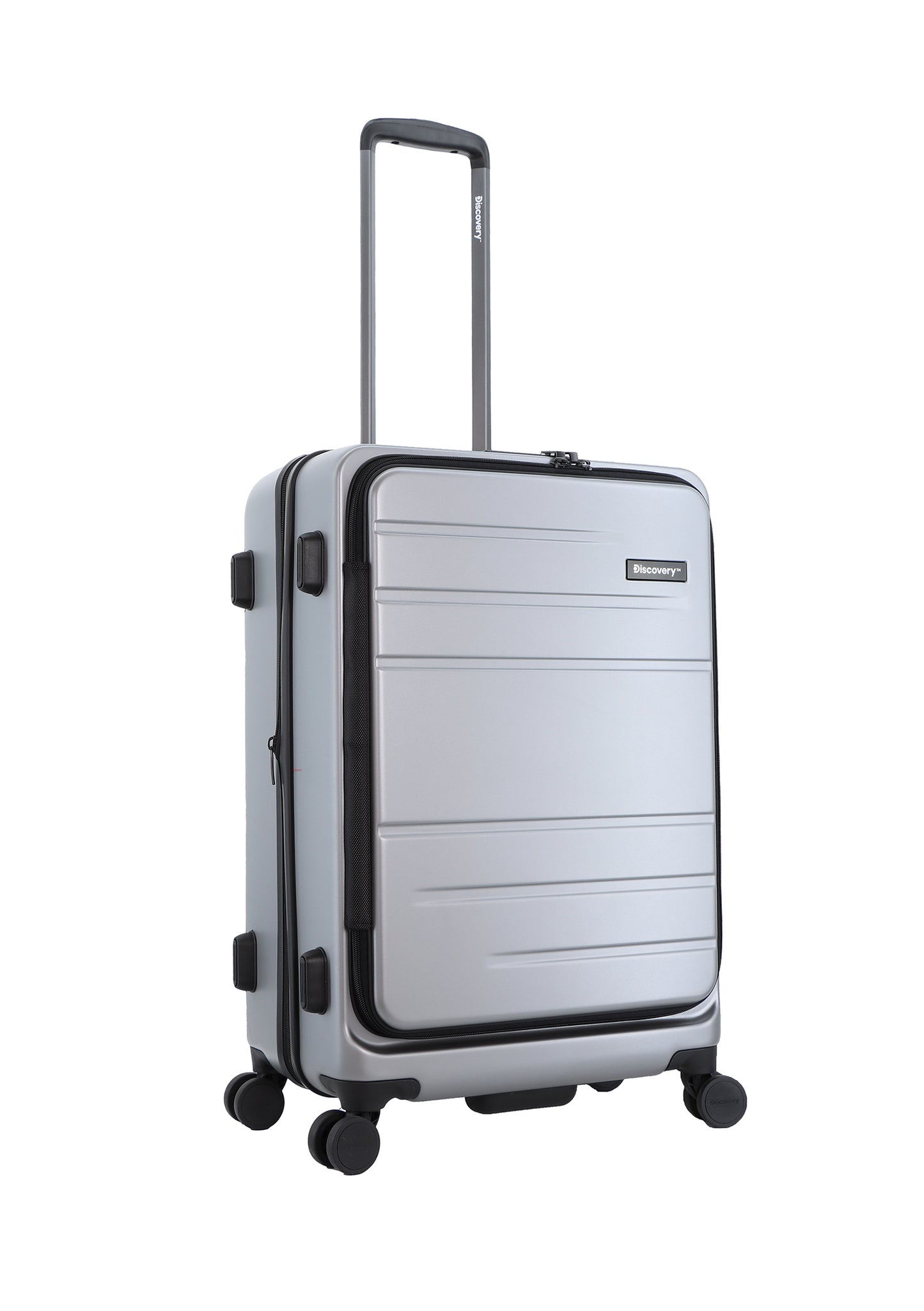Discovery - Patrol | Hartschalenkoffer / Trolley / Reisekoffer 67 cm M - Silber