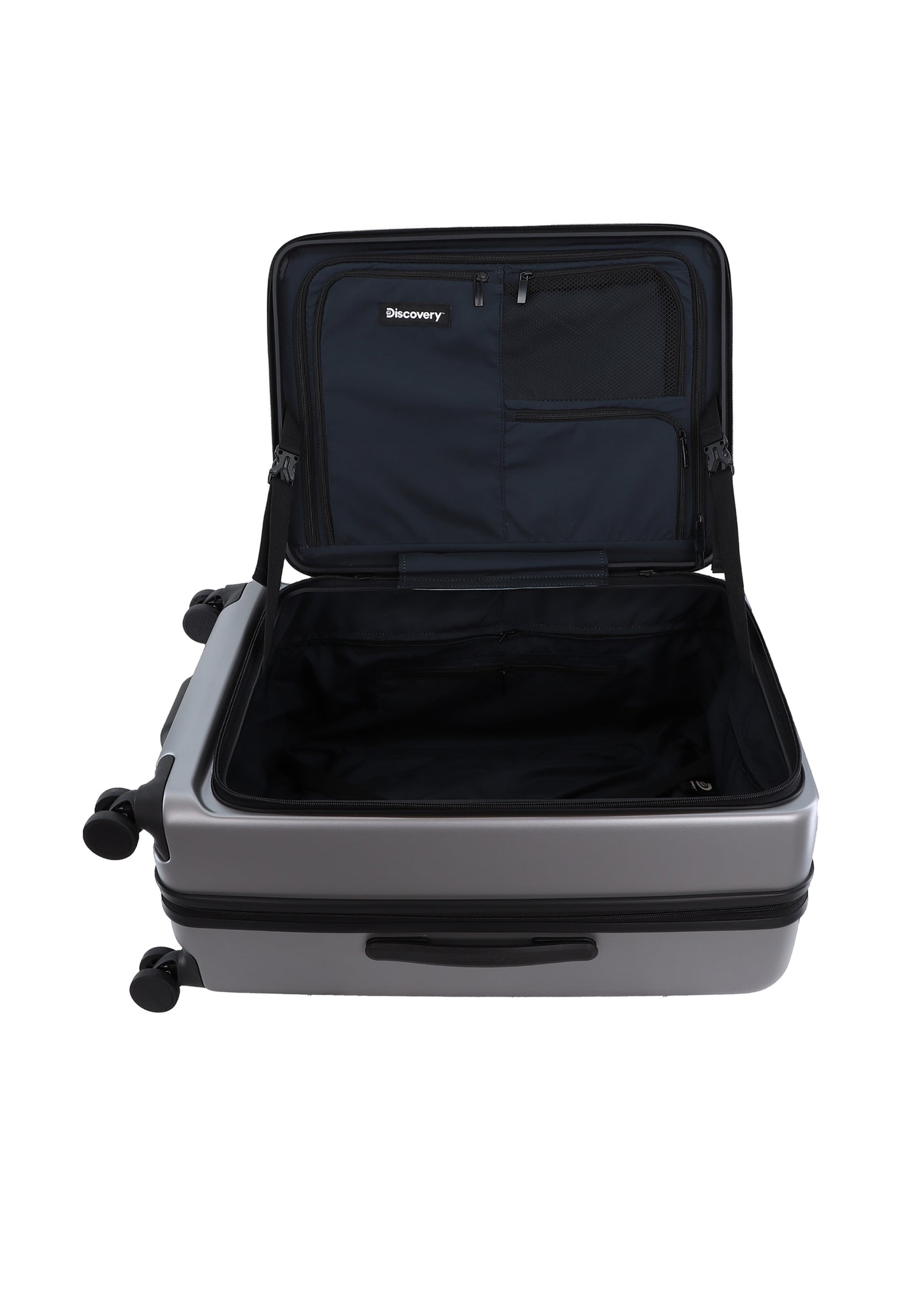 Discovery - Patrol | Hartschalenkoffer / Trolley / Reisekoffer 67 cm M - Silber