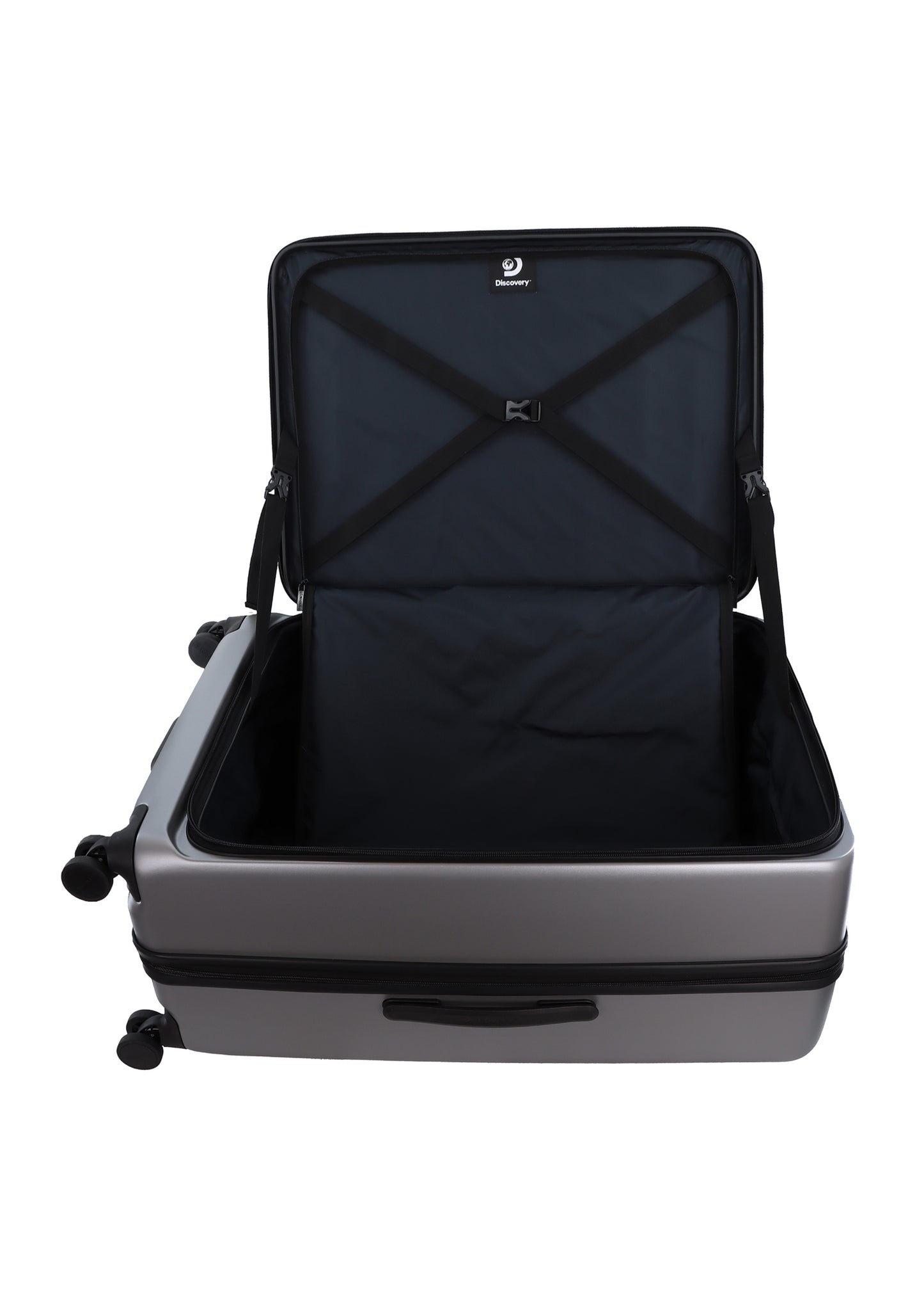 Discovery - Patrol | Hartschalenkoffer / Trolley / Reisekoffer - 78 cm L - Silber