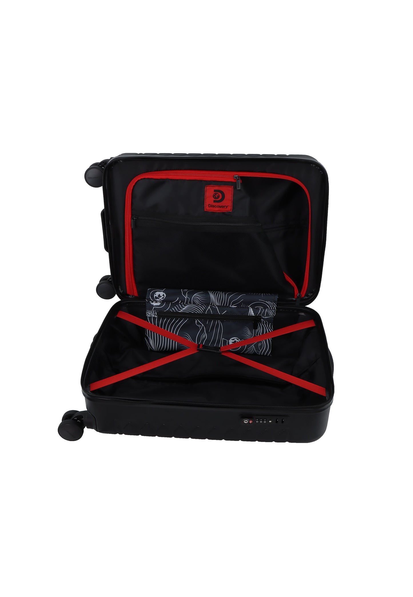 Discovery - Reptile | Handgepäck / Hartschalenkoffer / Trolley / Reisekoffer / Koffer - 54,5 cm S - Schwarz