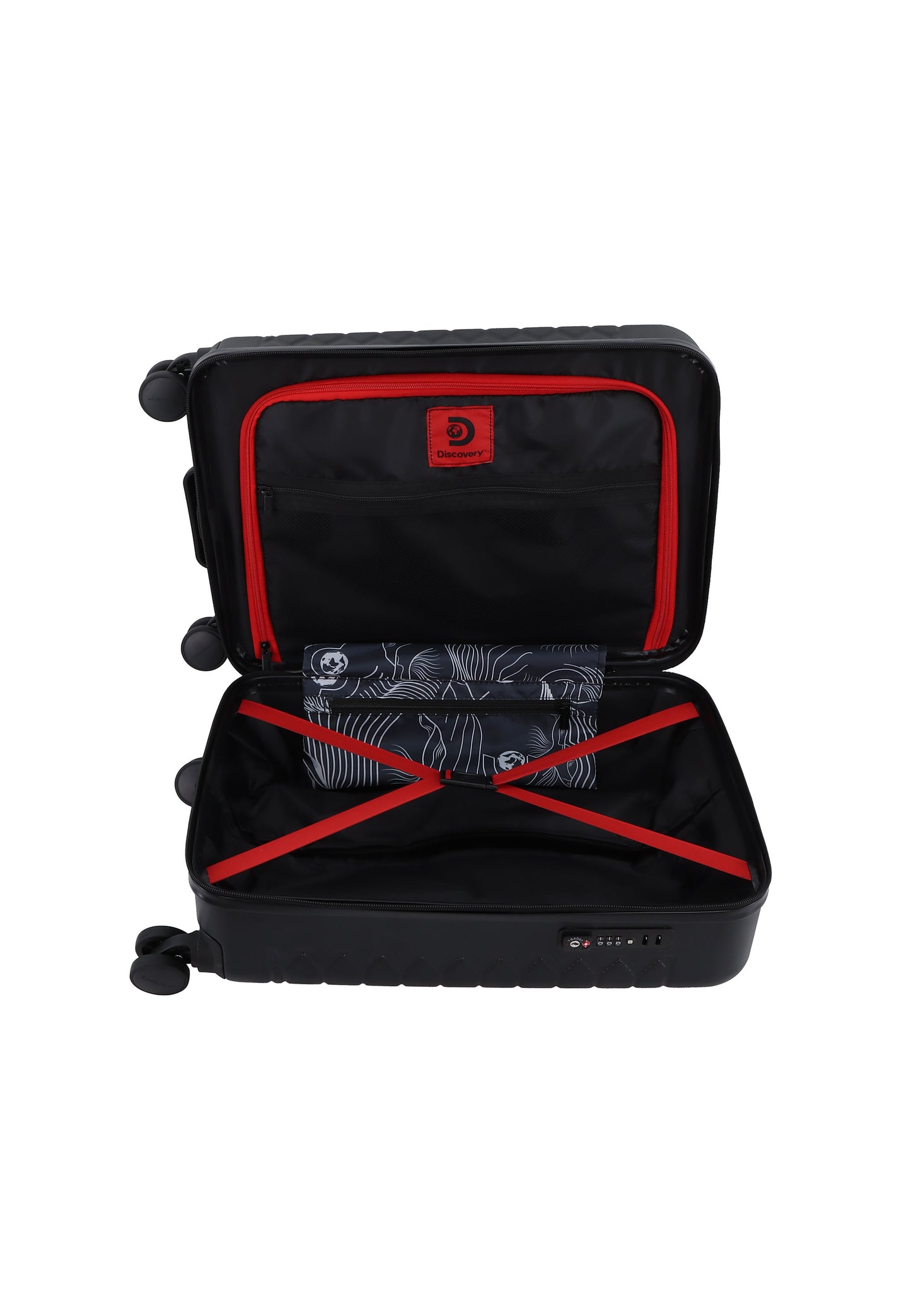 Discovery - Reptile | Handgepäck / Hartschalenkoffer / Trolley / Reisekoffer / Koffer - 54,5 cm S - Schwarz