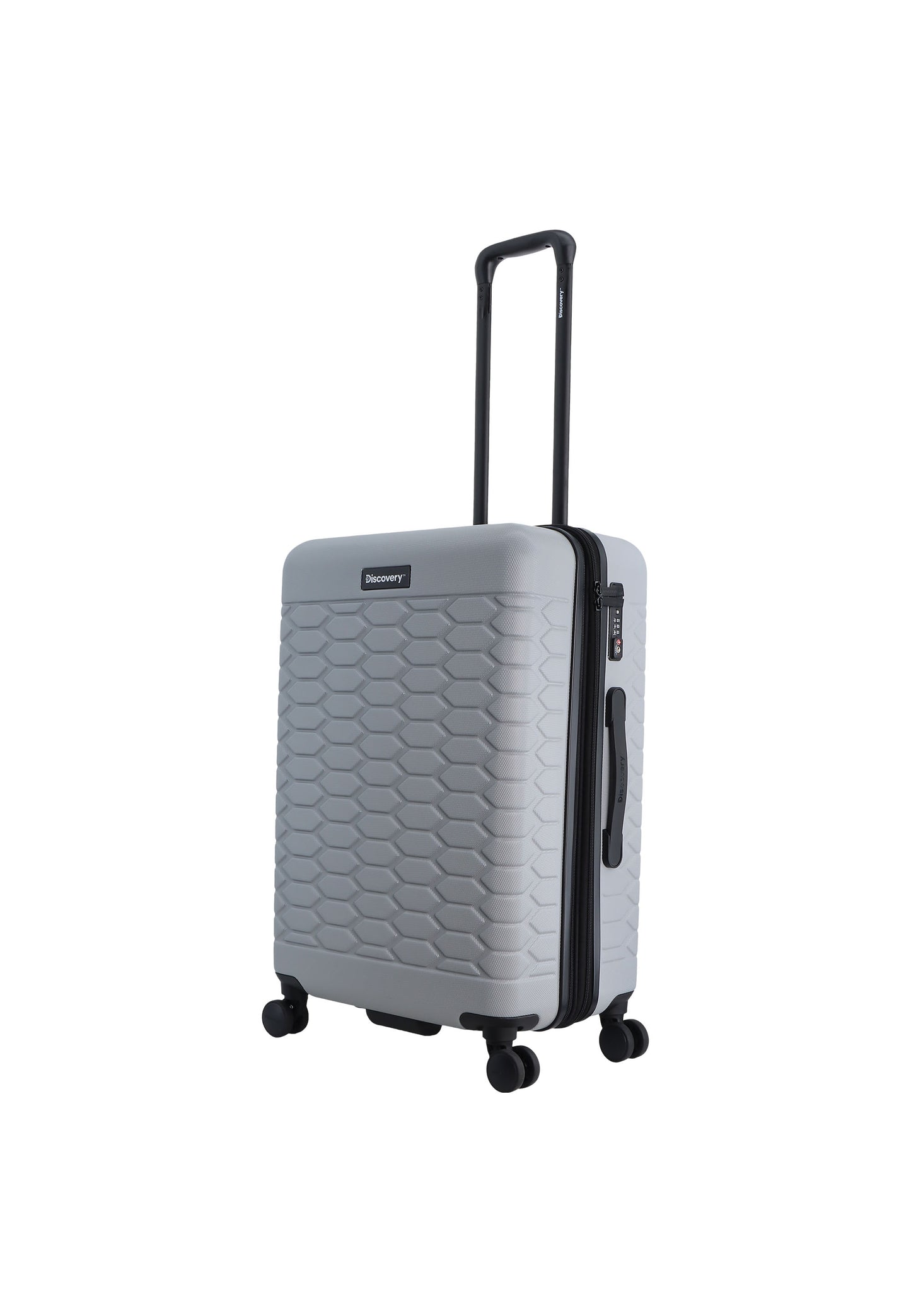 Discovery - Reptile | Hartschalenkoffer / Trolley / Reisekoffer / Koffer - 67 cm M - Silber