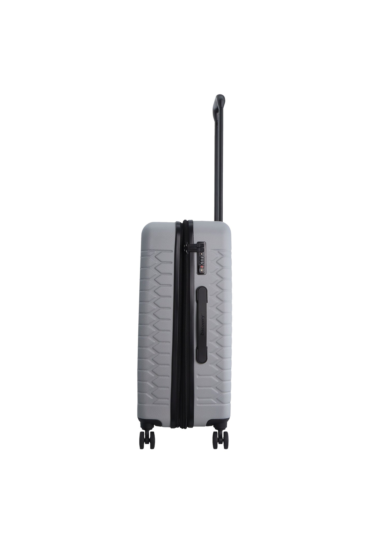 Discovery - Reptile | Hartschalenkoffer / Trolley / Reisekoffer / Koffer - 67 cm M - Silber