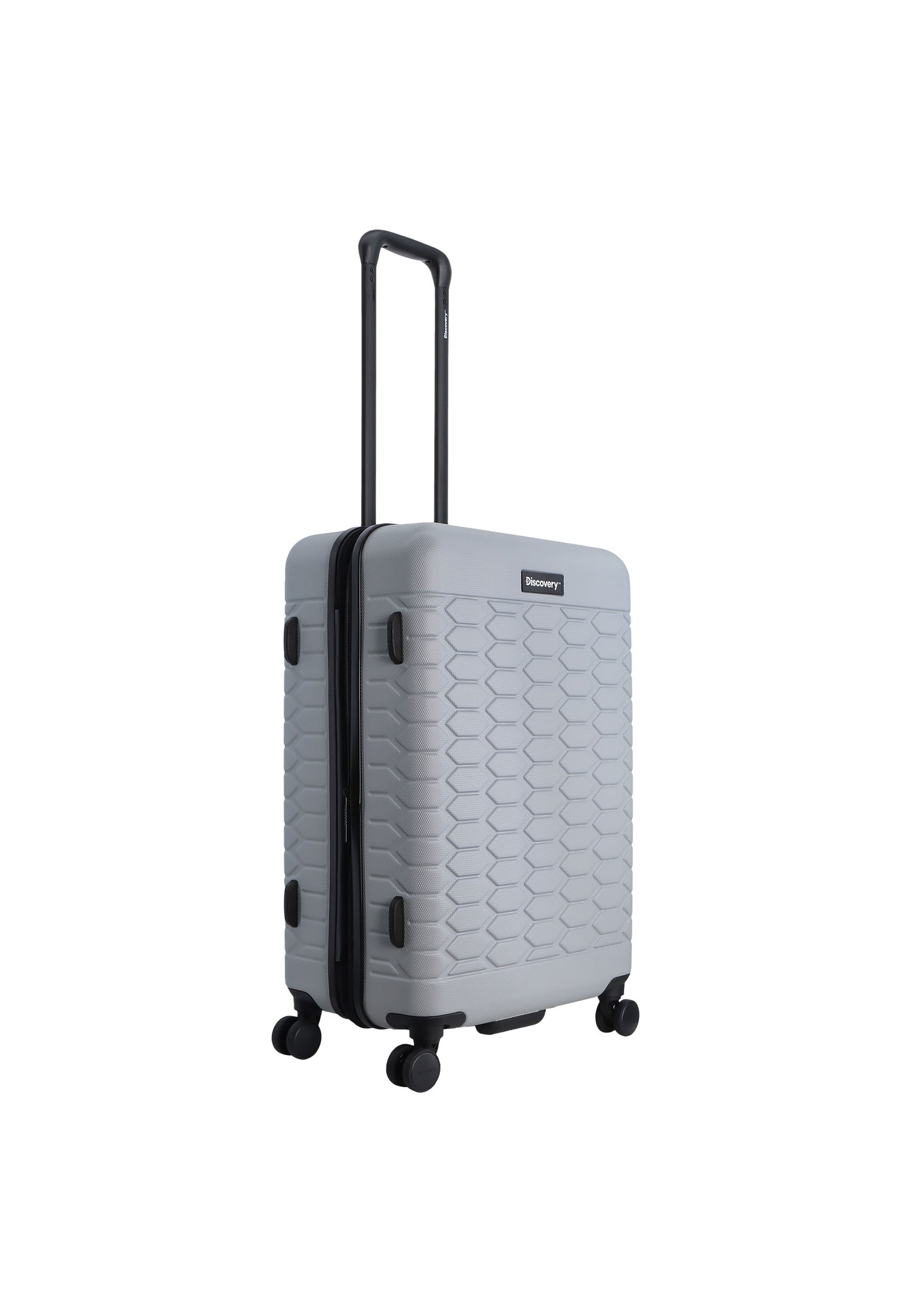 Discovery - Reptile | Hartschalenkoffer / Trolley / Reisekoffer / Koffer - 67 cm M - Silber