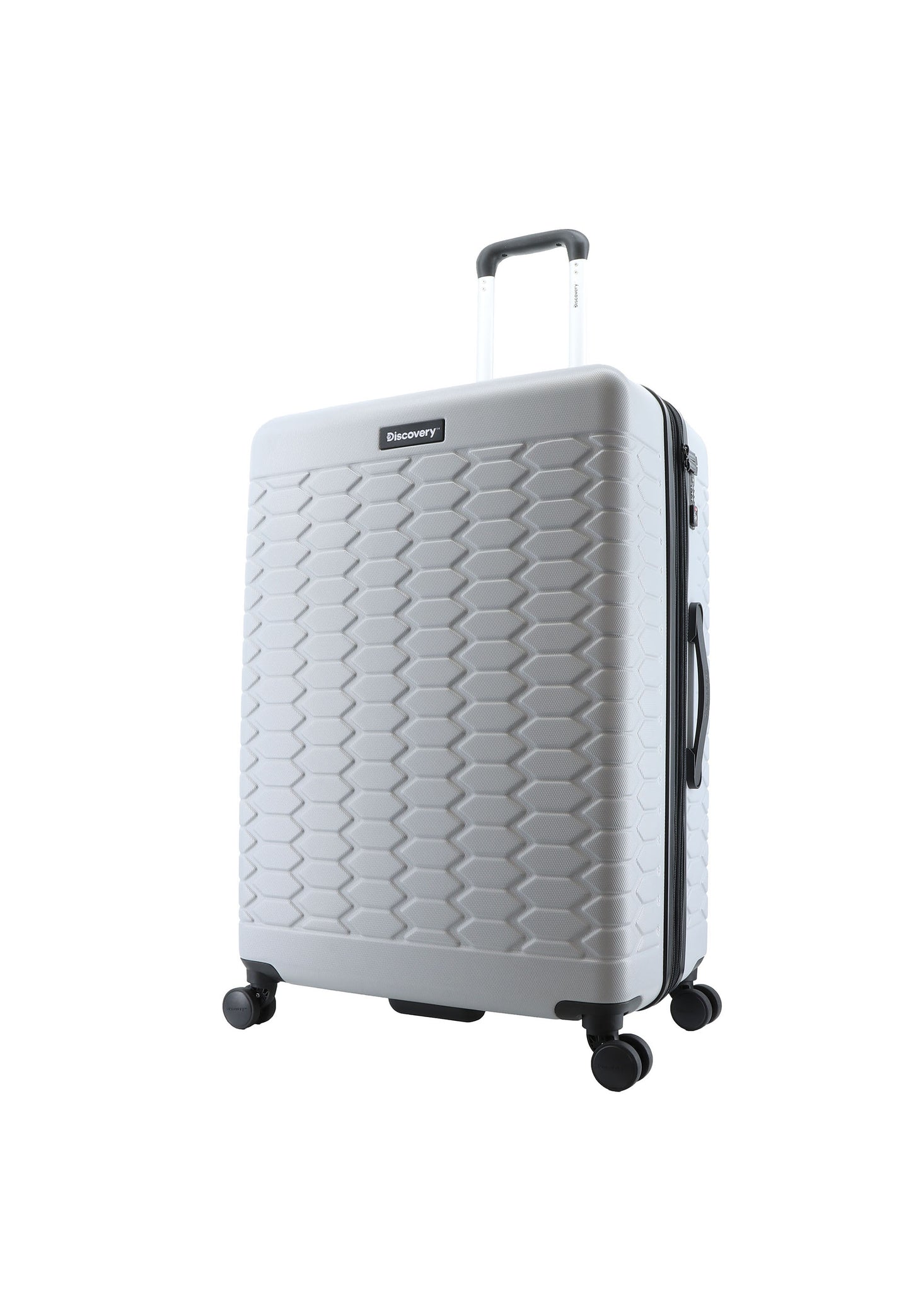 Discovery - Reptile | Hartschalenkoffer / Trolley / Reisekoffer / Koffer - 77 cm L - Silber