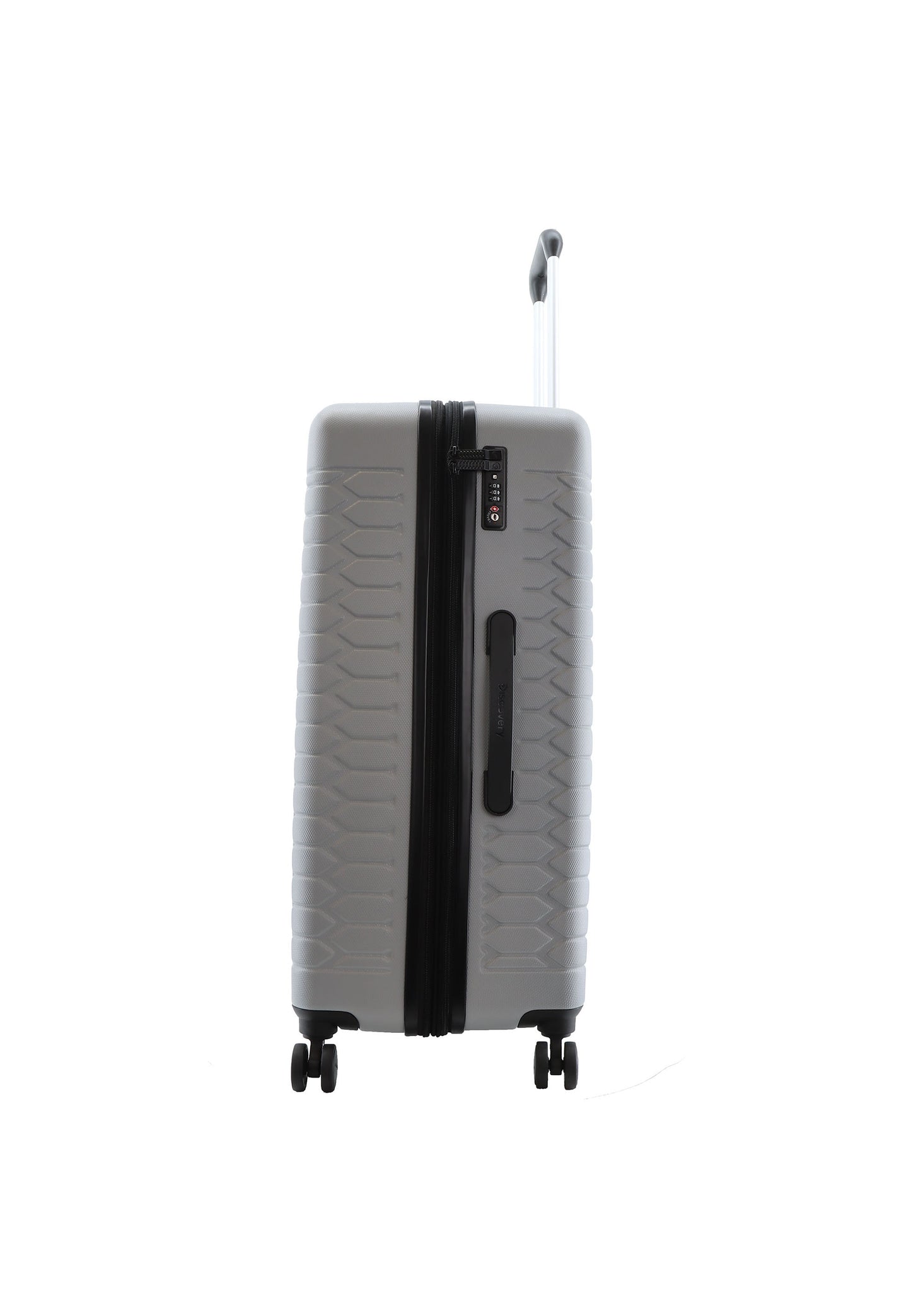 Discovery - Reptile | Hartschalenkoffer / Trolley / Reisekoffer / Koffer - 77 cm L - Silber