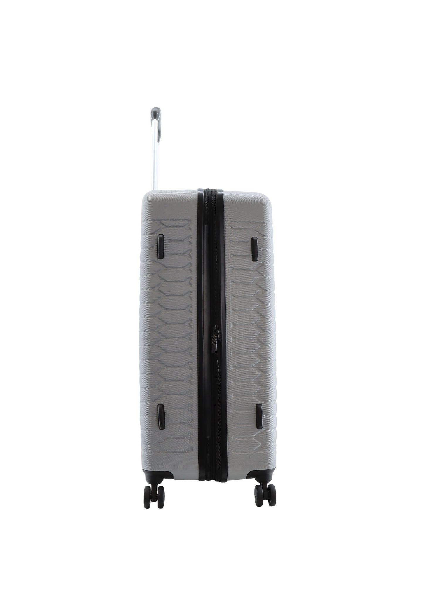 Discovery - Reptile | Hartschalenkoffer / Trolley / Reisekoffer / Koffer - 77 cm L - Silber