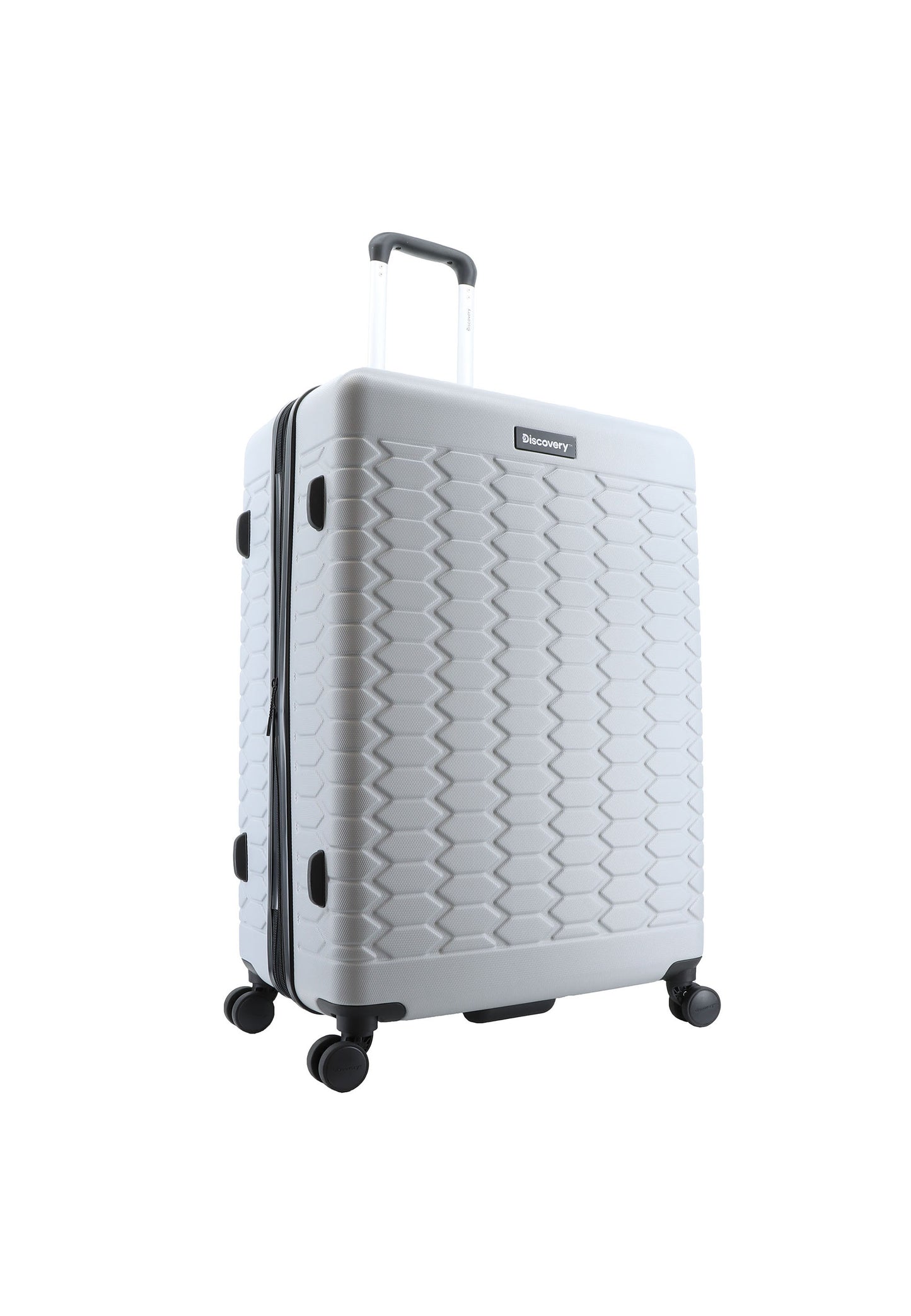 Discovery - Reptile | Hartschalenkoffer / Trolley / Reisekoffer / Koffer - 77 cm L - Silber