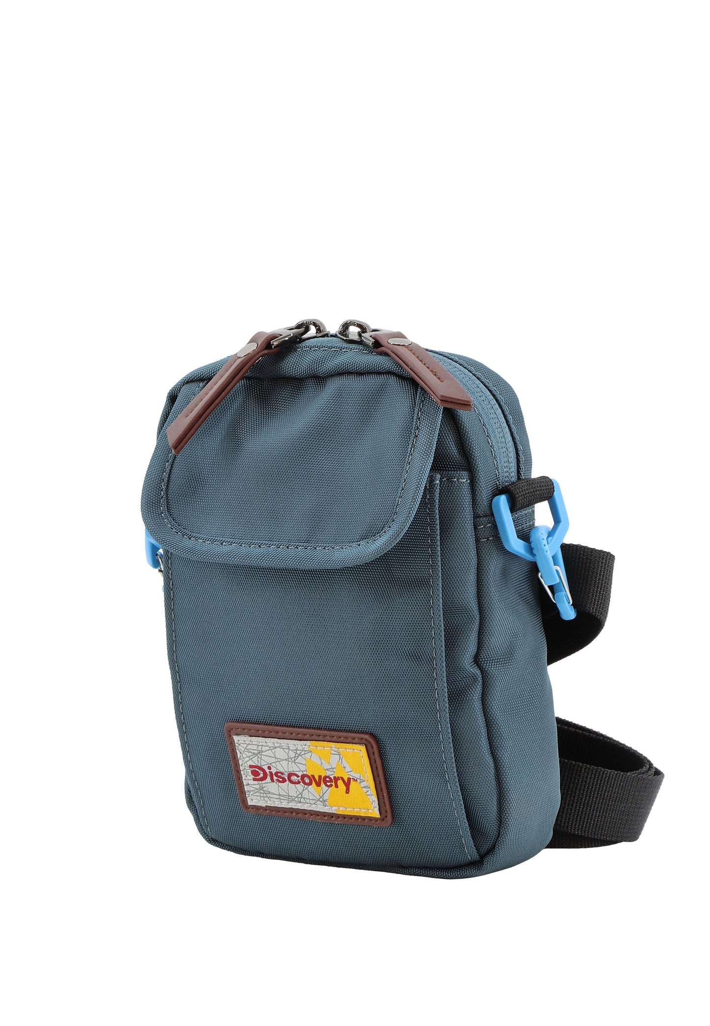 Discovery Icon Schultertasche / Umhängetasche D00710 Petrol Blau
