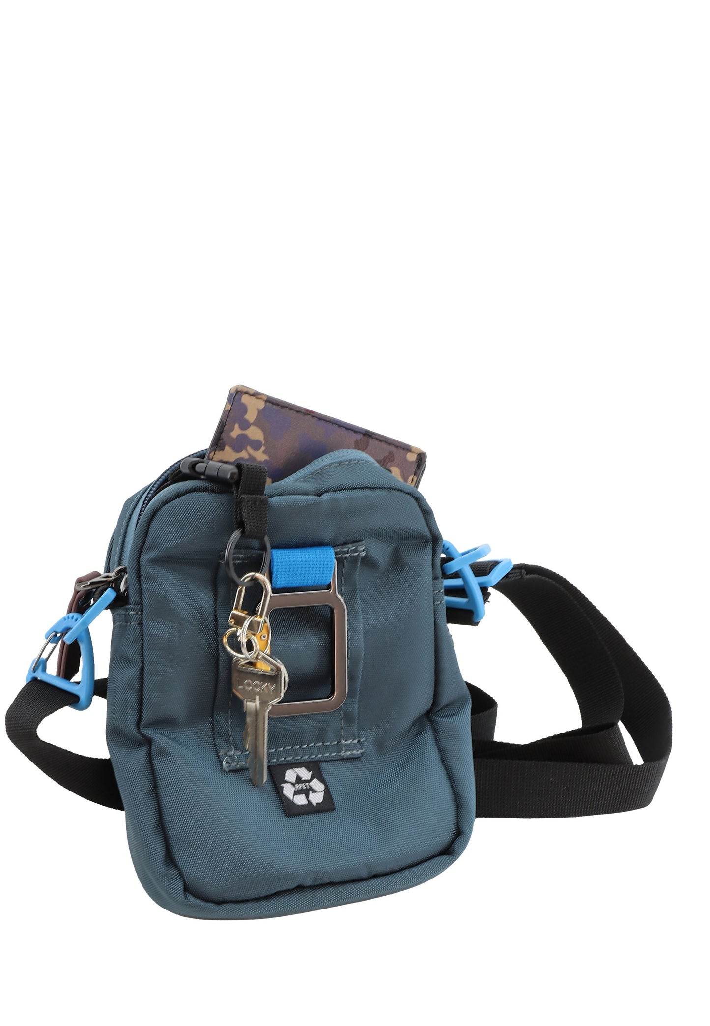 Discovery Icon Schultertasche / Umhängetasche D00710 Petrol Blau