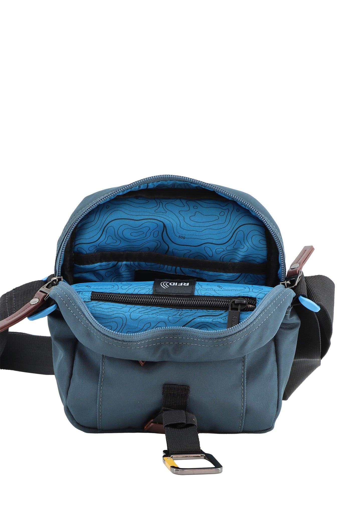 Discovery Icon Schultertasche / Umhängetasche D00711 Petrol Blau