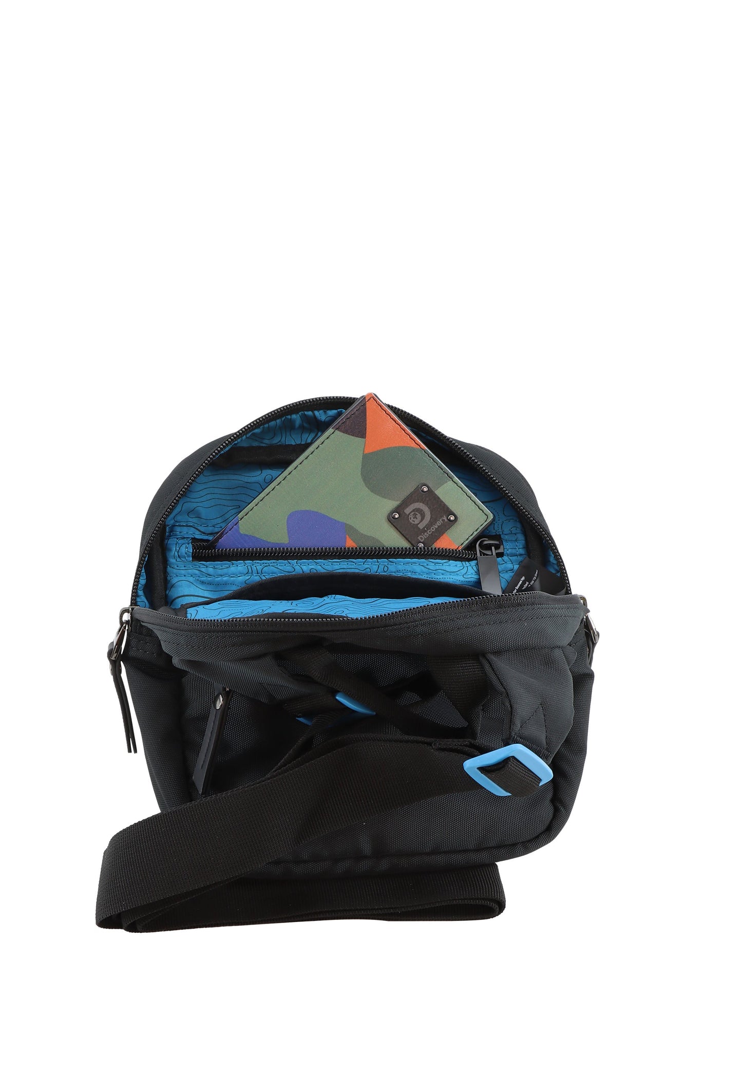 Discovery Icon Schultertasche / Umhängetasche D00712 Schwarz