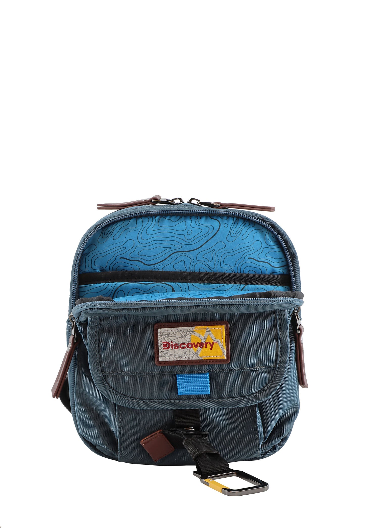 Discovery Icon Schultertasche / Umhängetasche D00712 Petrol Blau