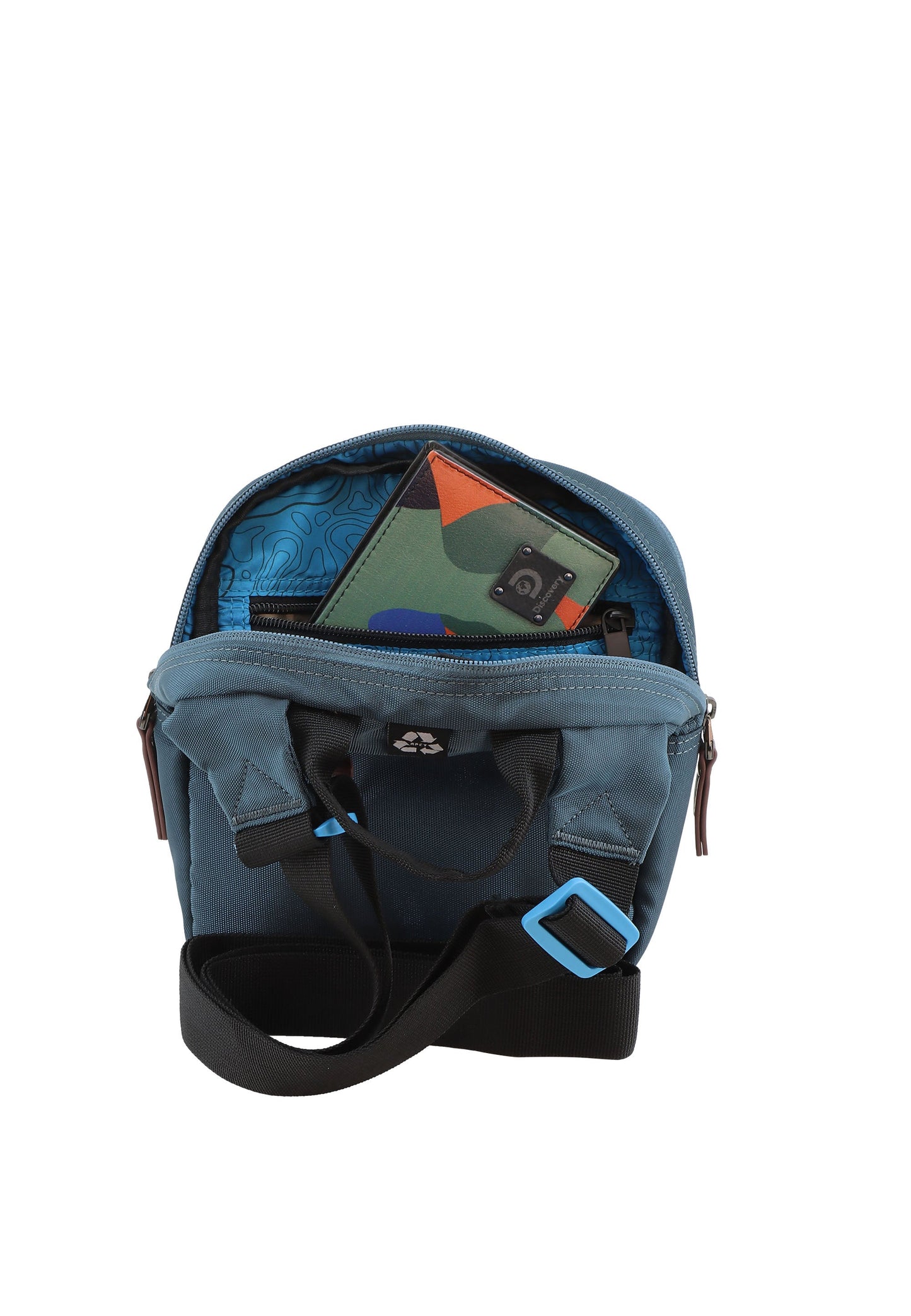 Discovery Icon Schultertasche / Umhängetasche D00712 Petrol Blau