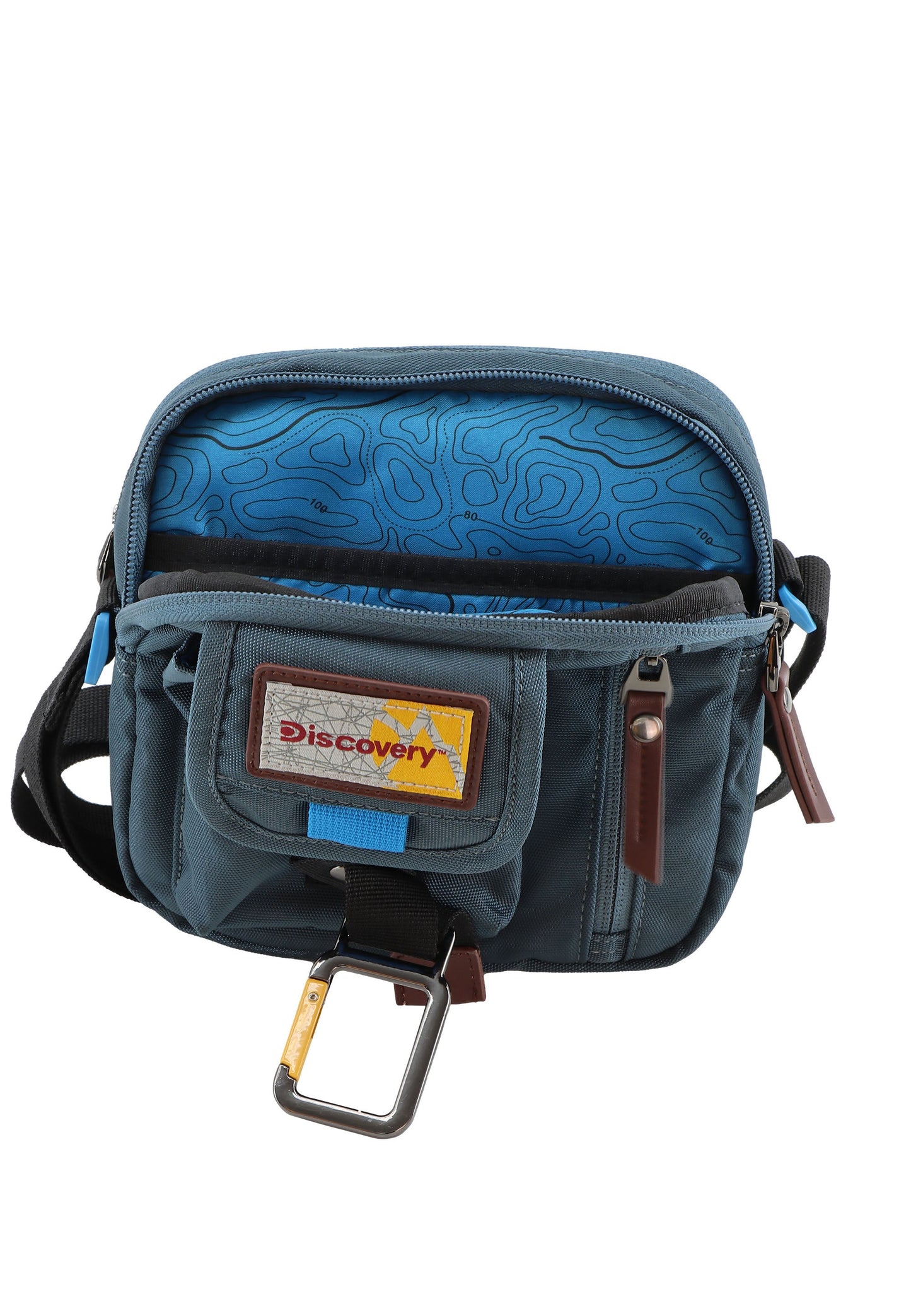 Discovery Icon Schultertasche / Umhängetasche D00713 Petrol Blau