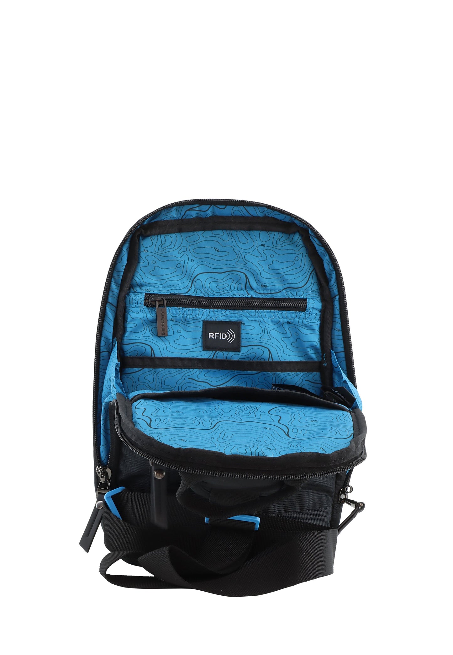 Discovery Icon Slingtasche / Schultertasche / Umhängetasche D00720 Schwarz