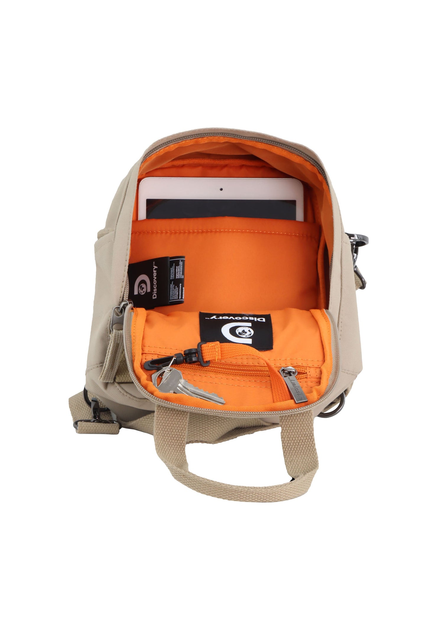 Discovery Cave Utility tasche / Schultertasche / Umhängetasche Sand