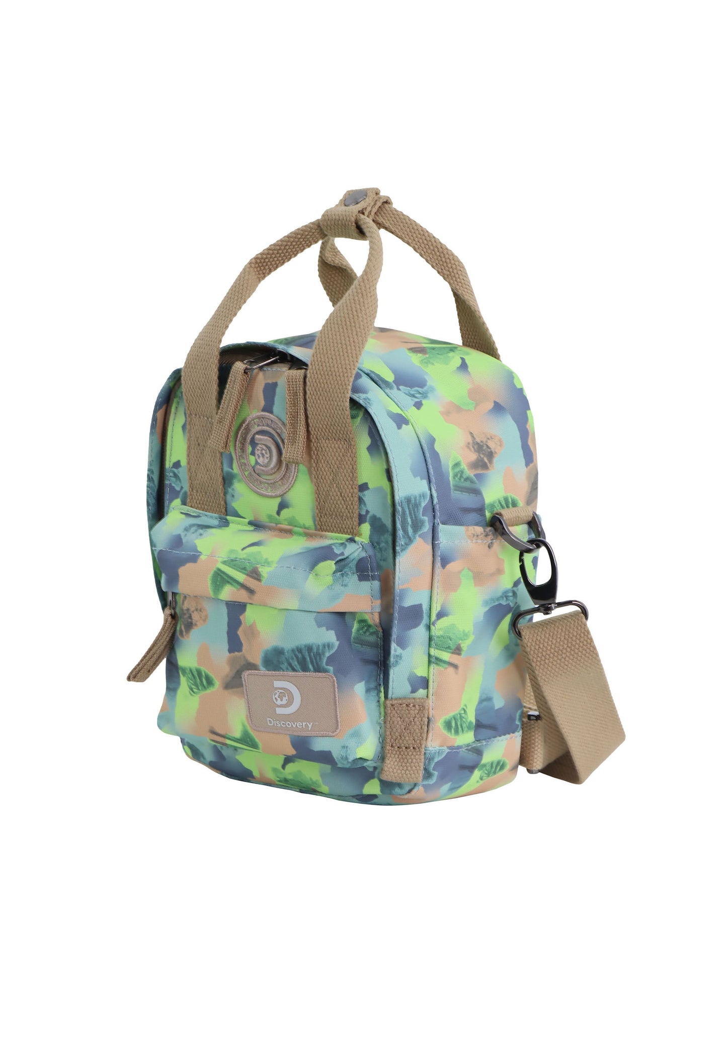 Discovery Cave Utility tasche / Schultertasche / Umhängetasche Grüne Tarnung