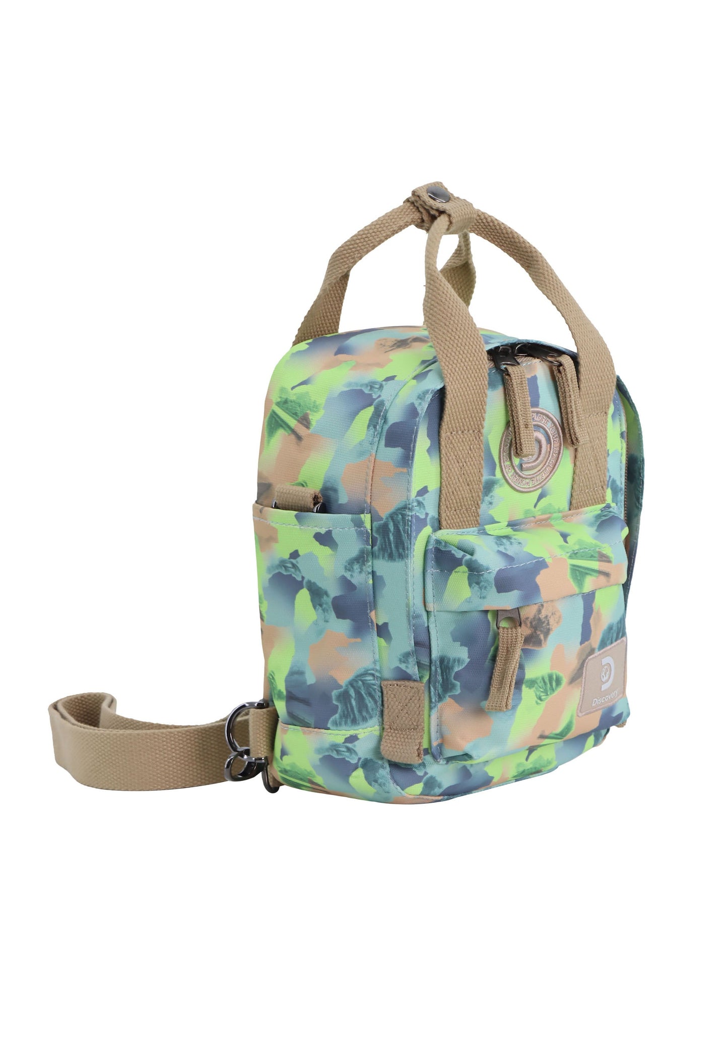 Discovery Cave Utility tasche / Schultertasche / Umhängetasche Grüne Tarnung