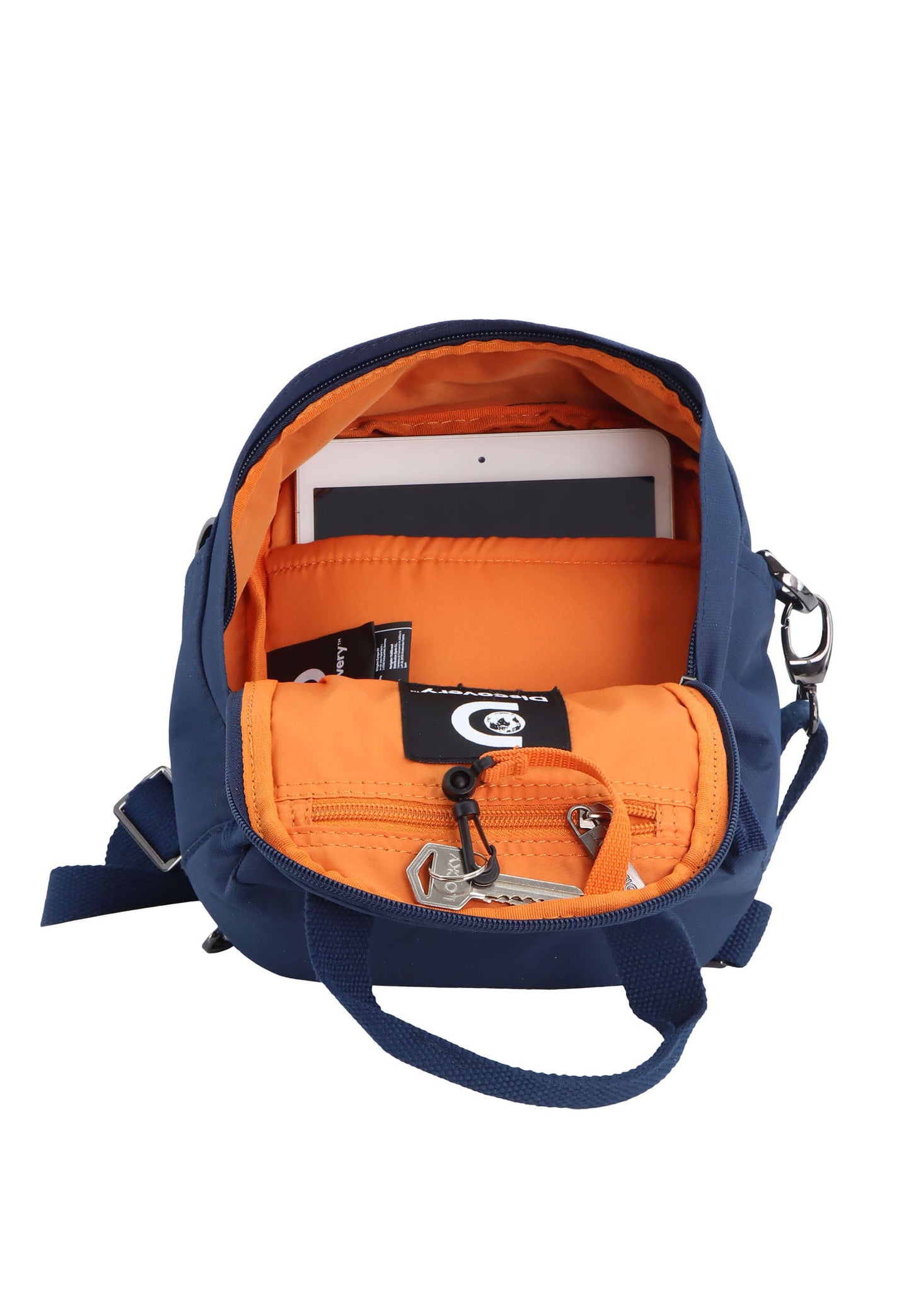 Discovery Cave Utility tasche / Schultertasche / Umhängetasche Marineblau