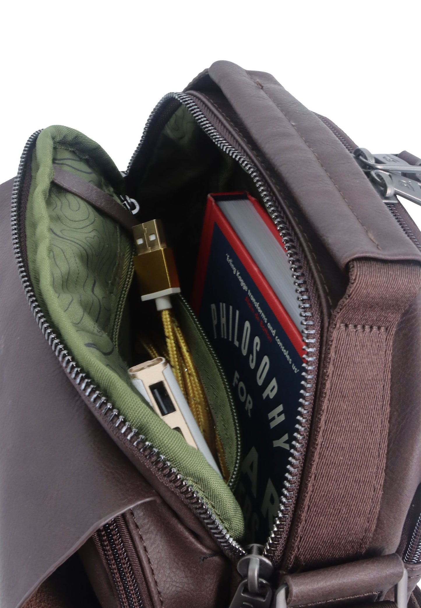 Discovery Heritage Schultertasche / Umhängetasche 5L Braun