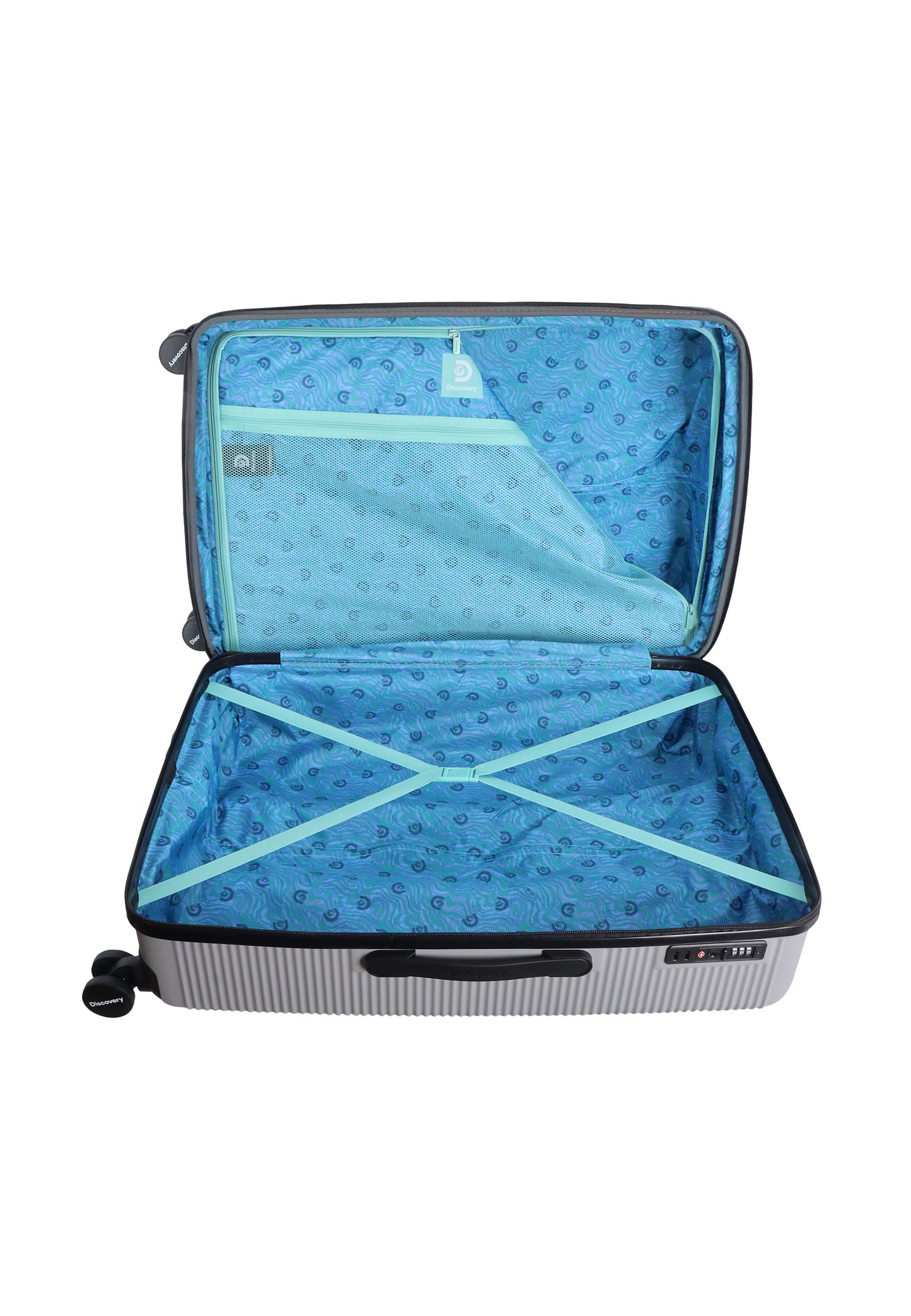 Discovery - Eclipse | Hartschalenkoffer-Set / Trolley-Set / Reisekoffer-Set - S/M/L - Grau