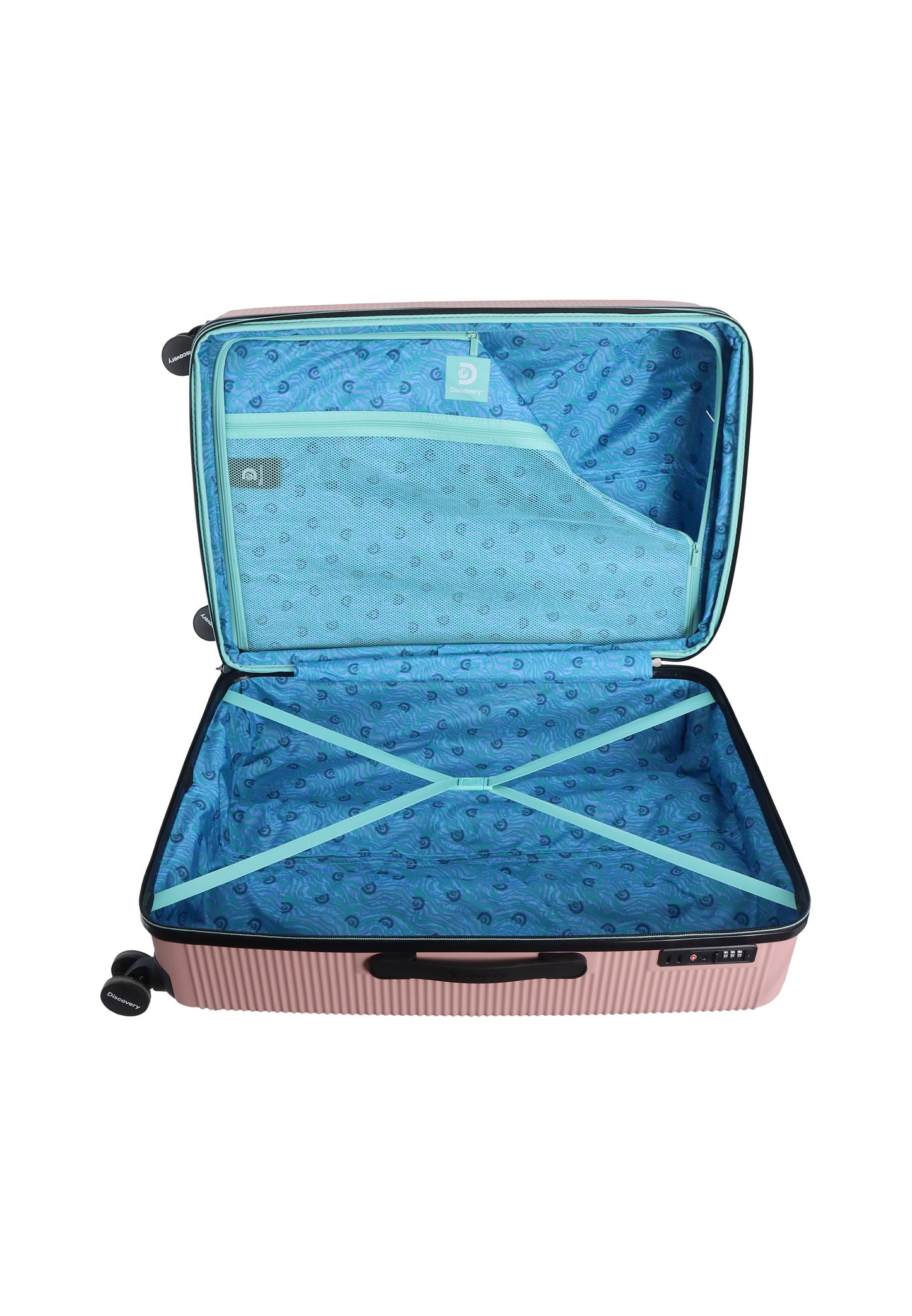 Discovery - Eclipse | Hartschalenkoffer / Trolley / Reisekoffer - L - 111 + 9 Liter - Rosa