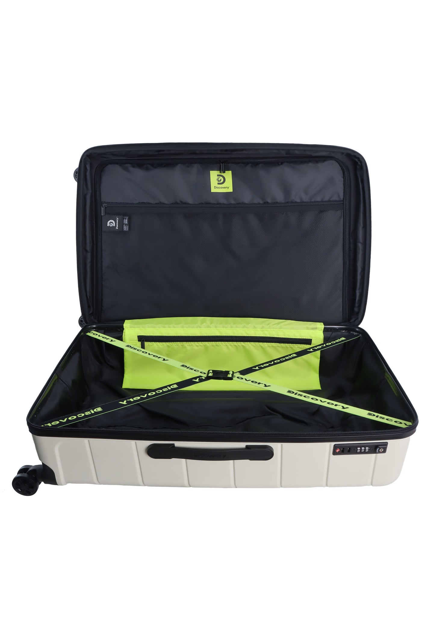 Discovery - Skyward | 3-teiliges Hartschalenkoffer-Set / Trolley-Set / Reisekoffer-Set - Weiß