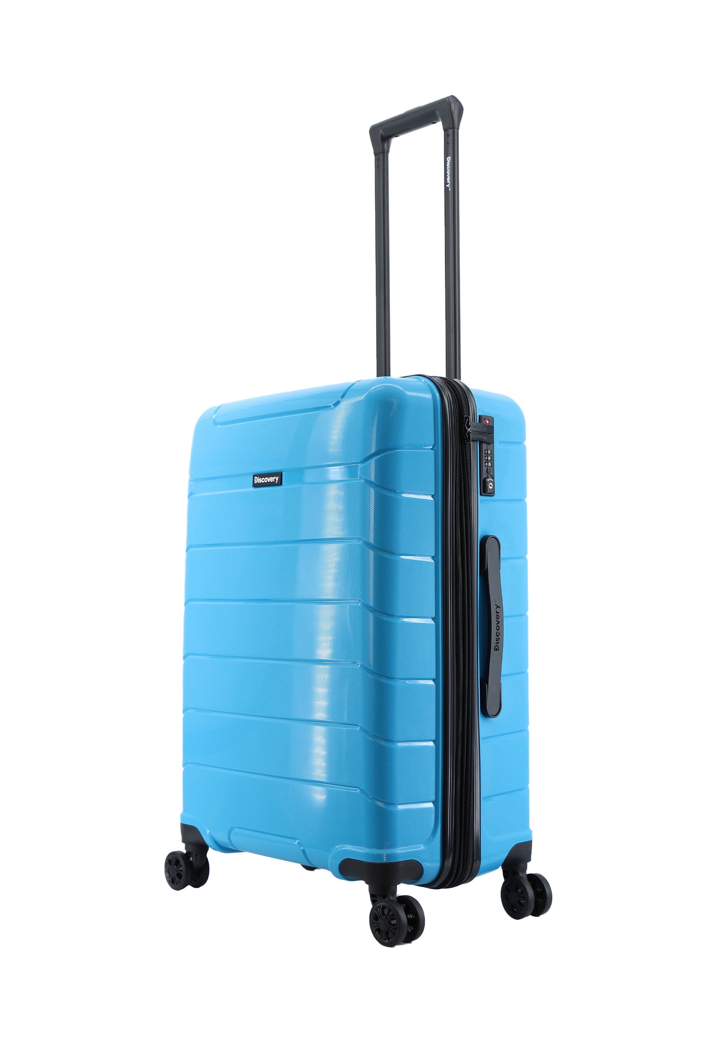 Discovery - Skyward | 3-teiliges Hartschalenkoffer-Set / Trolley-Set / Reisekoffer-Set - Blau