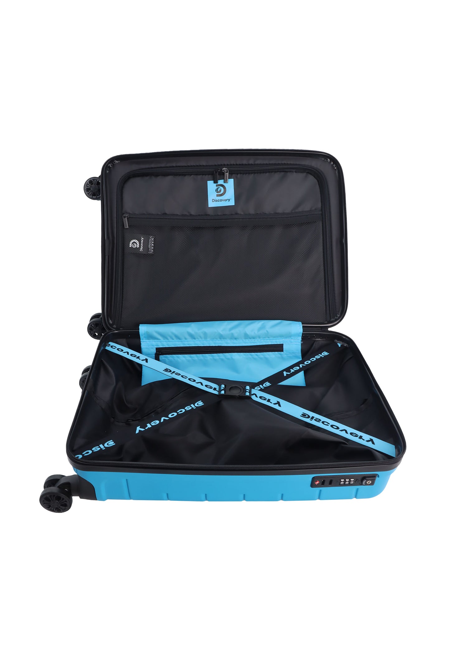 Discovery - Skyward | Handgepäck / Hartschalenkoffer / Trolley / Reisekoffer - 55 cm - S - Blau