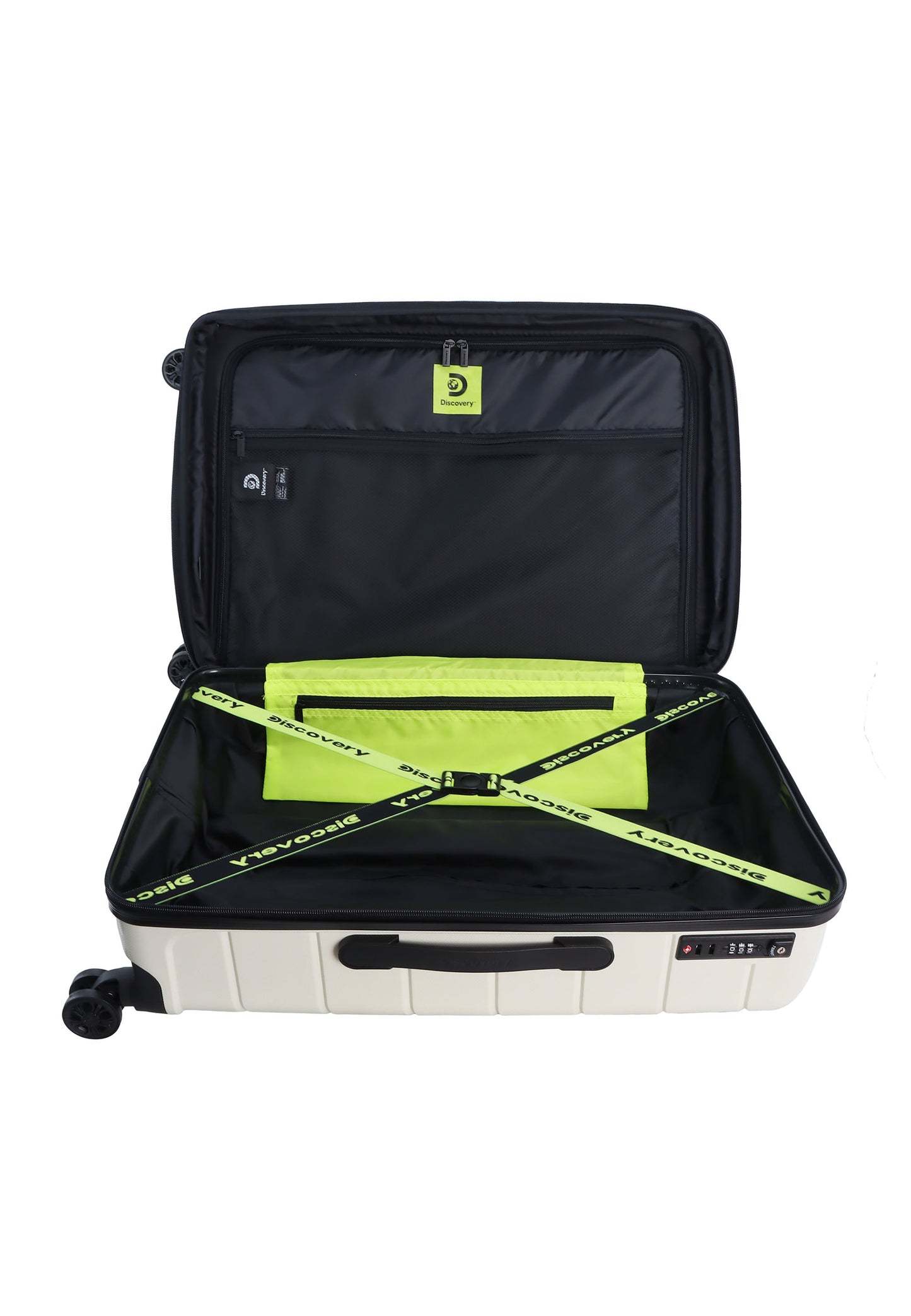 Discovery - Skyward | Hartschalenkoffer / Trolley / Reisekoffer - 65 cm - M - Weiß