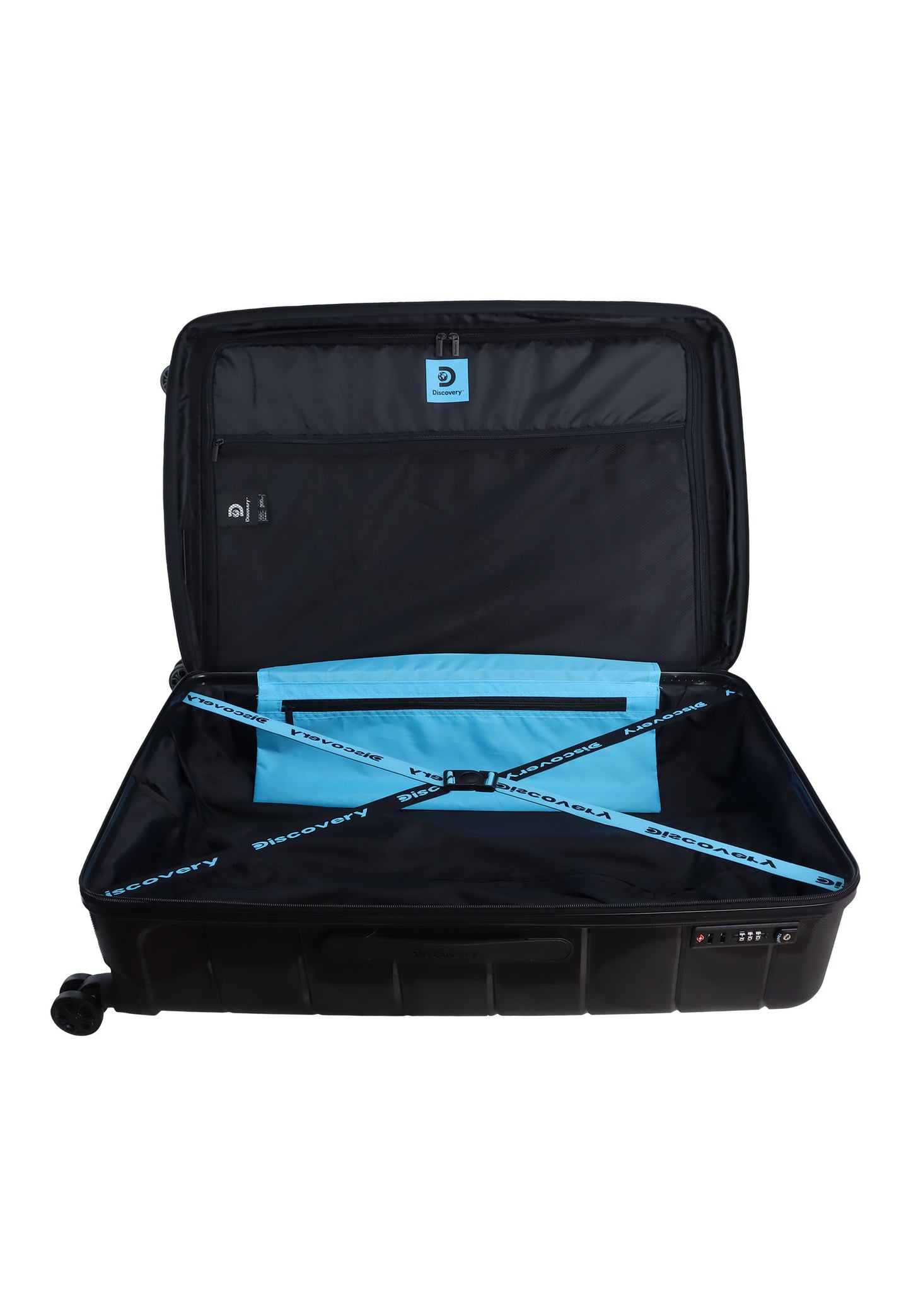 Discovery - Skyward | Hartschalenkoffer / Trolley / Reisekoffer - 75 cm - L - Schwarz