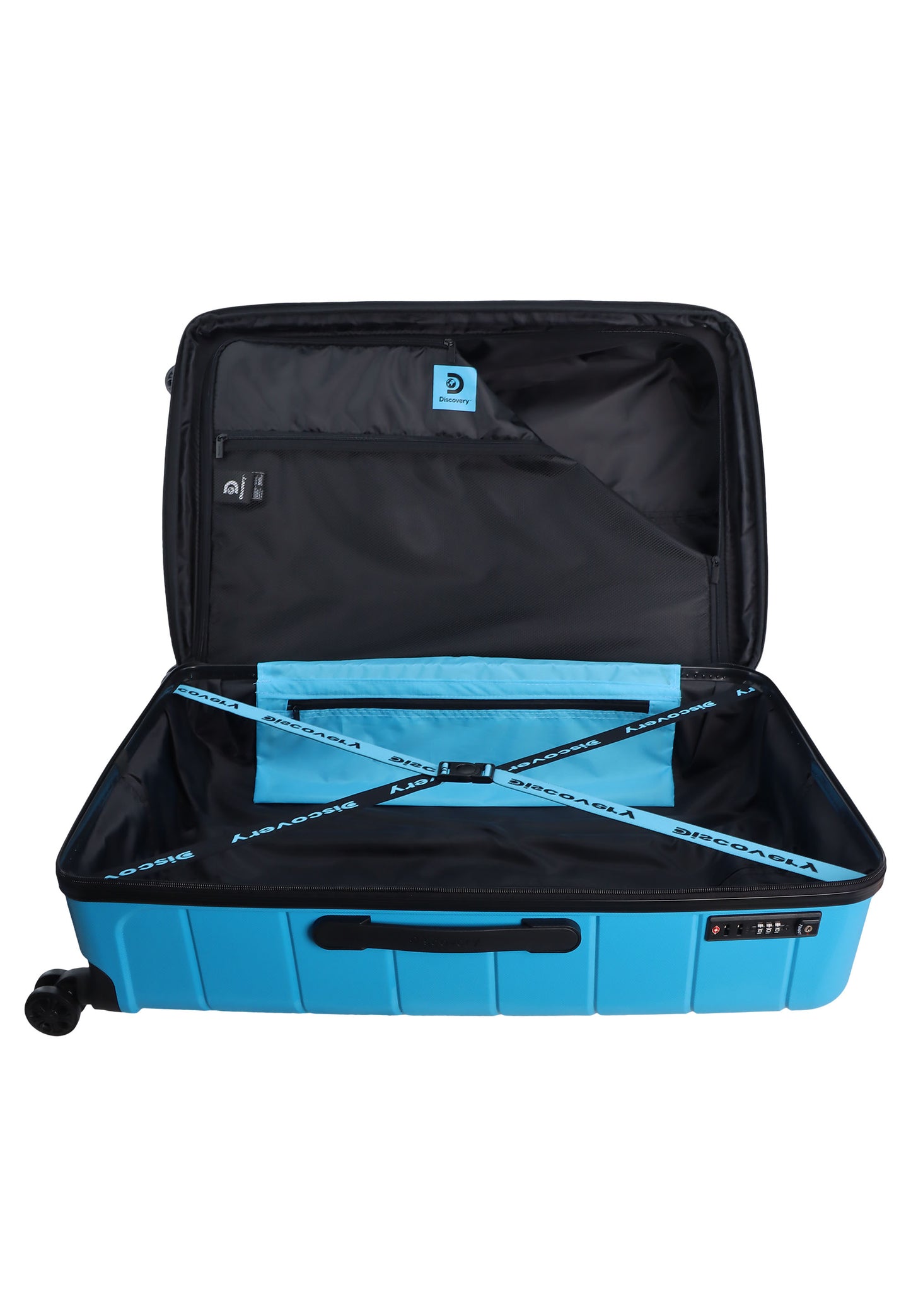 Discovery - Skyward | Hartschalenkoffer / Trolley / Reisekoffer - 75 cm - L - Blau