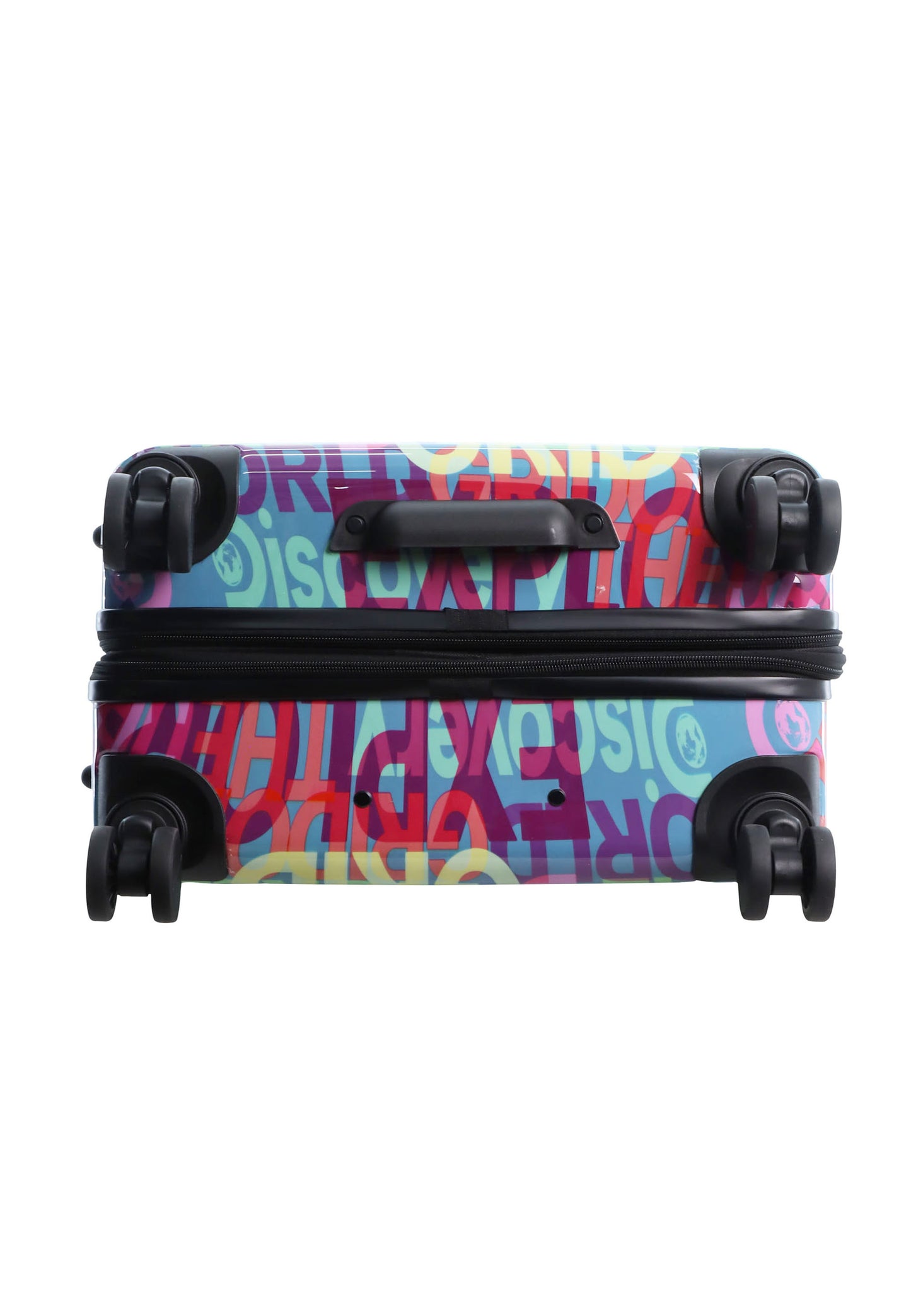 Discovery - Explore The World | Hartschalenkoffer / Trolley / Reisekoffer mit Druck - 67 cm - M