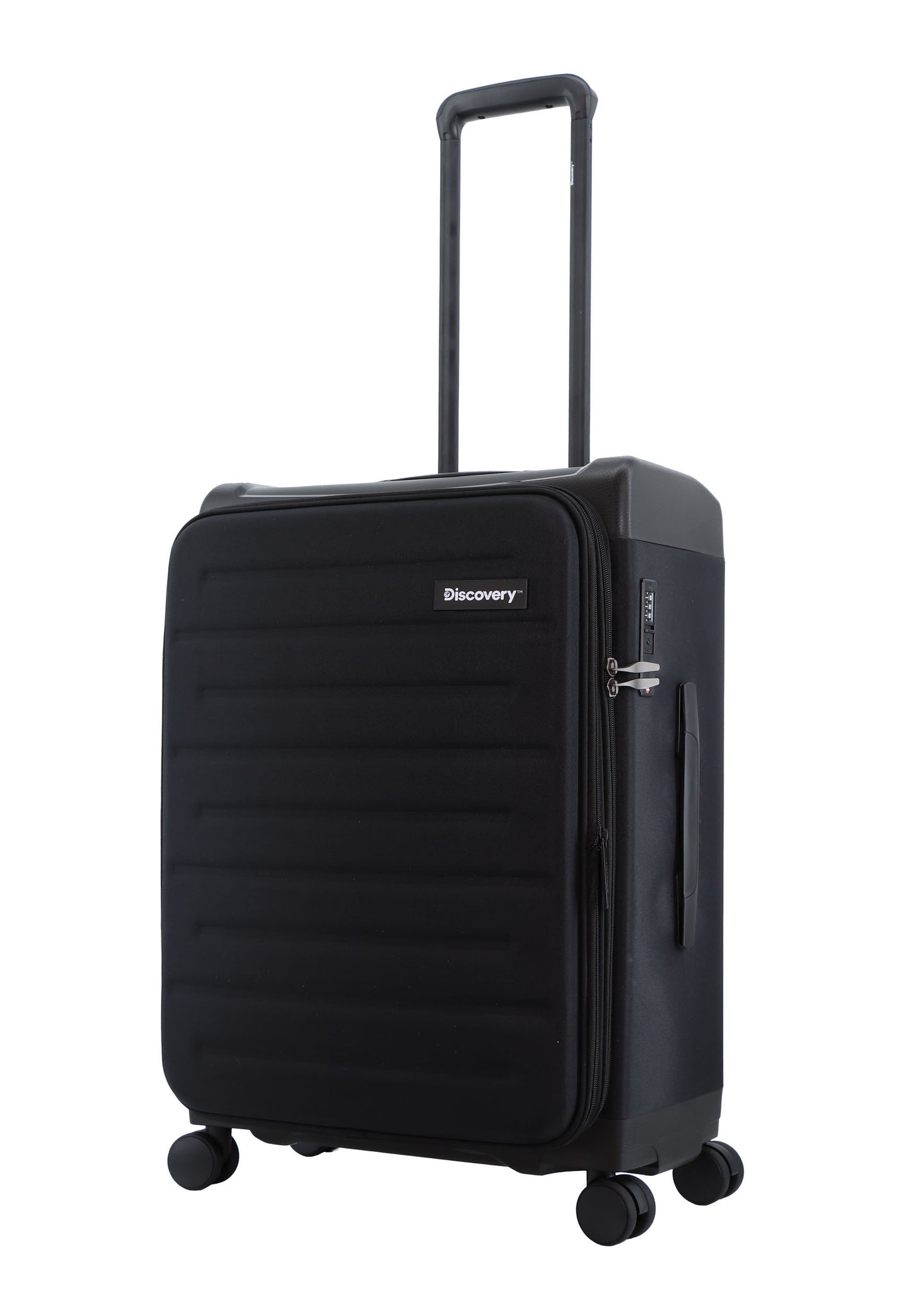 Discovery - Motion | Weichschalenkoffer / Trolley / Reisekoffer / Stoffkoffer - 64 cm - M - Schwarz