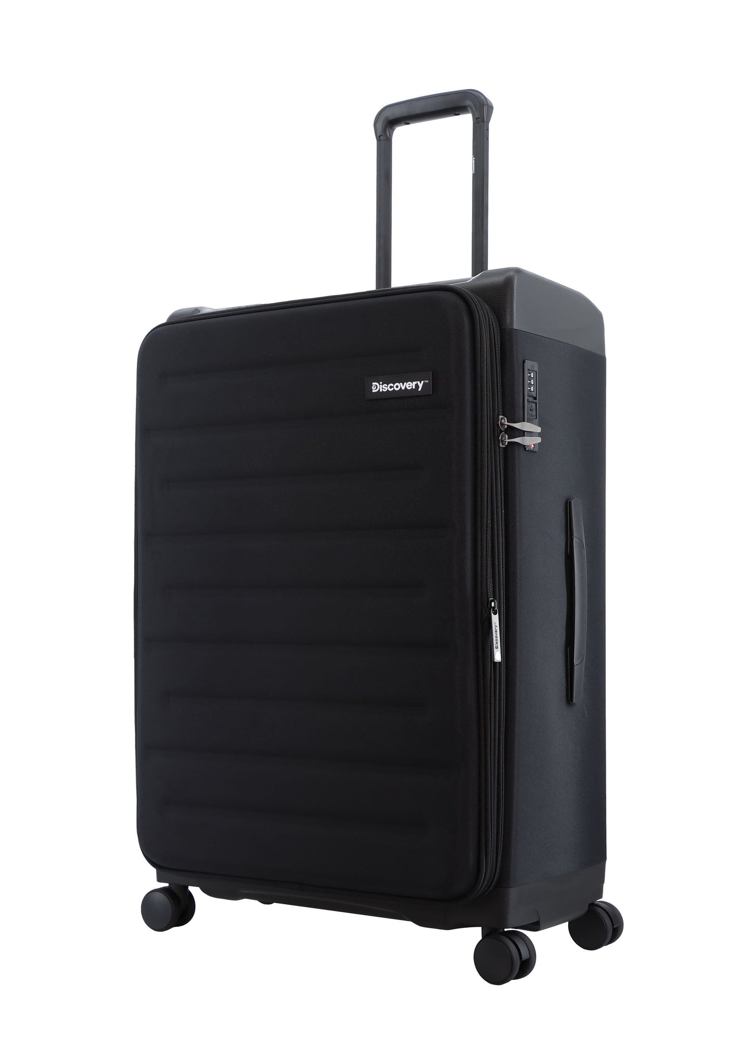 Discovery - Motion | Weichschalenkoffer / Trolley / Reisekoffer / Stoffkoffer - 75 cm - L - Schwarz
