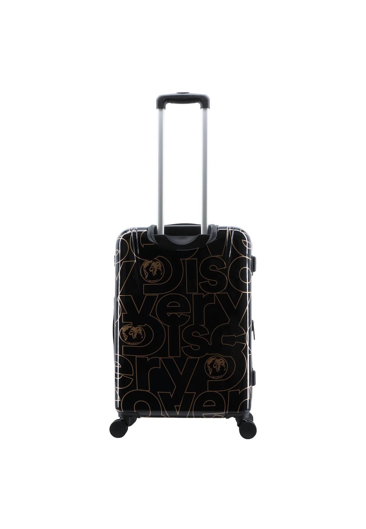 Discovery - Gold | Hartschalenkoffer / Trolley / Reisekoffer mit Druck - 67 cm - M
