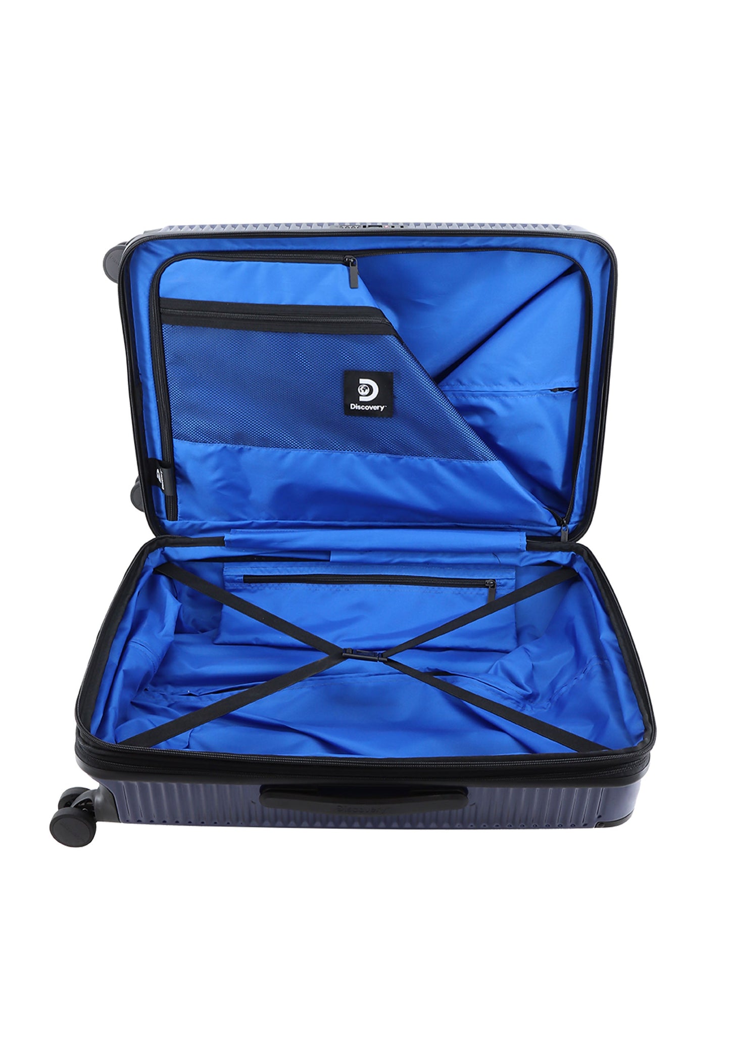 Discovery - Crossroad | Hartschalenkoffer / Trolley / Reisekoffer - M - Blau