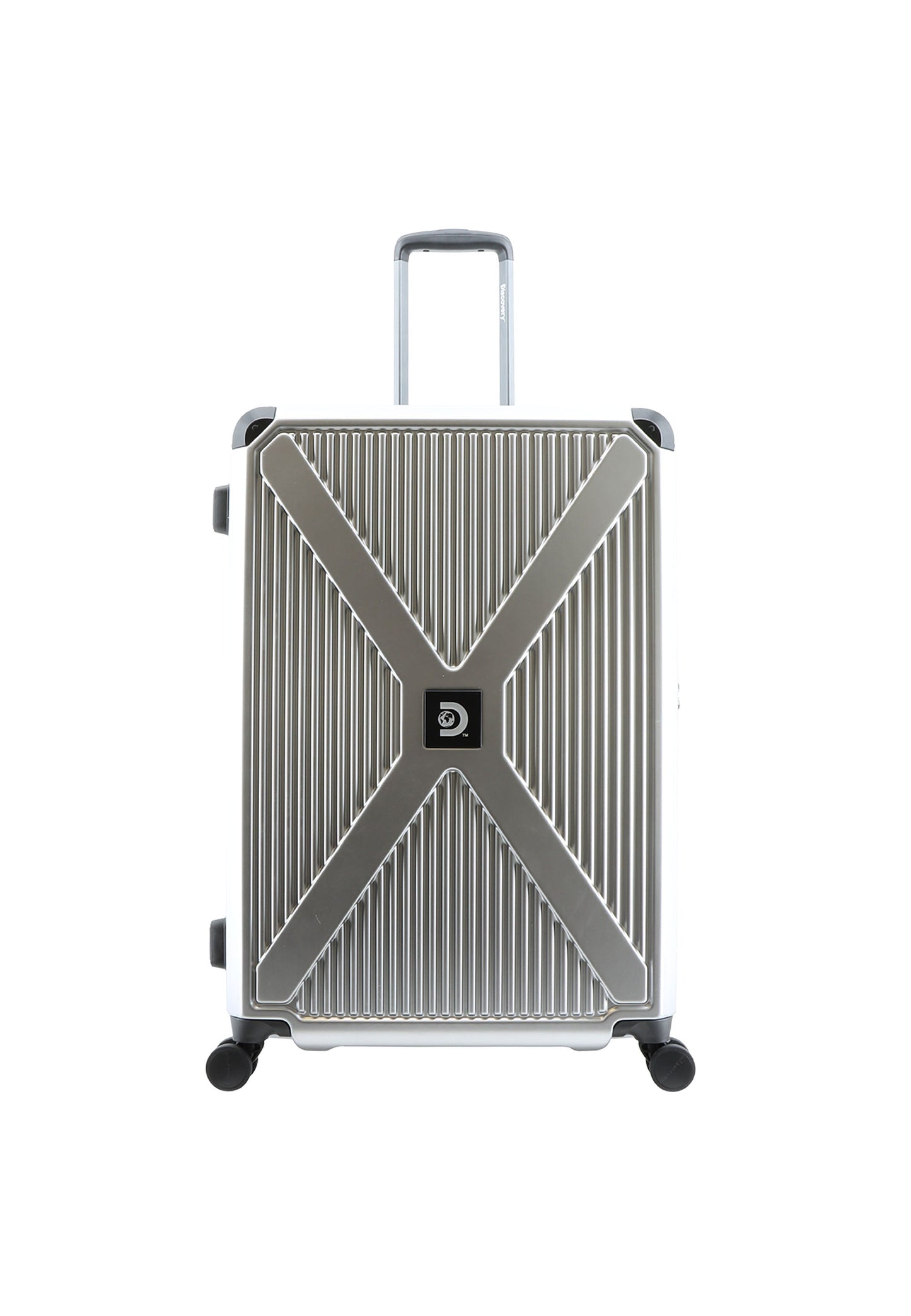 Discovery - Crossroad | Hartschalenkoffer-Set 3-teilig / Trolley-Set / Reisekoffer-Set - (S/M/L) - Silber