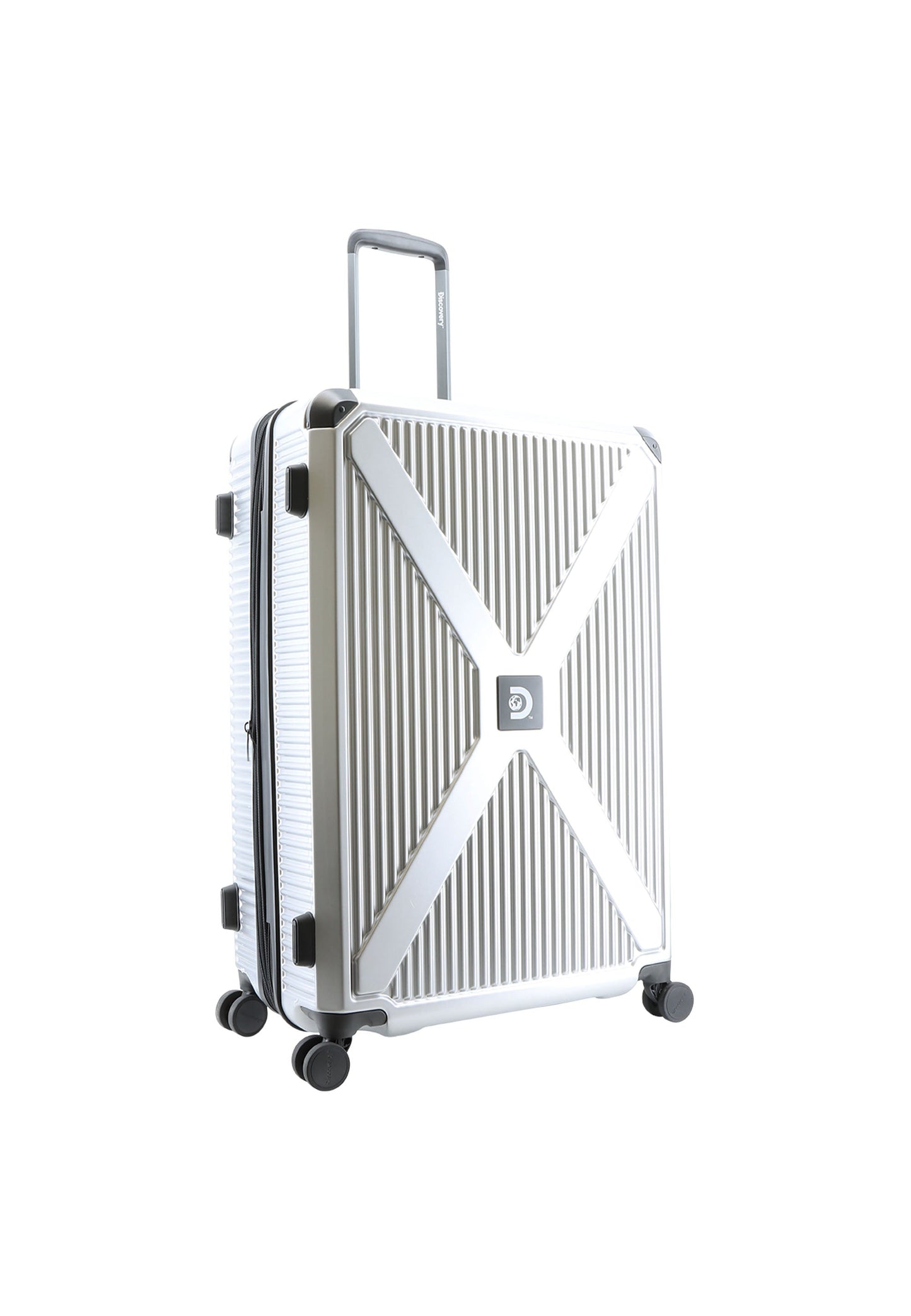 Discovery - Crossroad | Hartschalenkoffer / Trolley / Reisekoffer - M - Silber