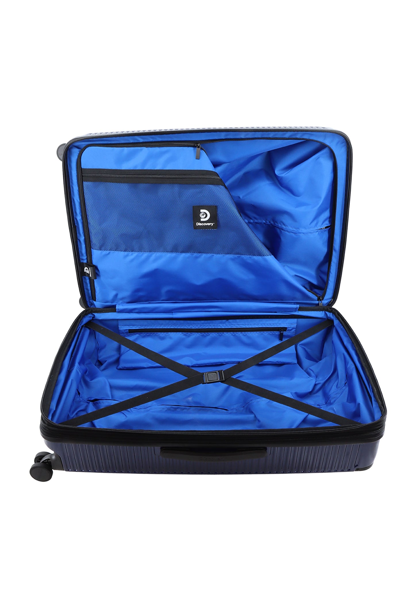 Discovery - Crossroad | Hartschalenkoffer / Trolley / Reisekoffer - L - 118 liter - Blau