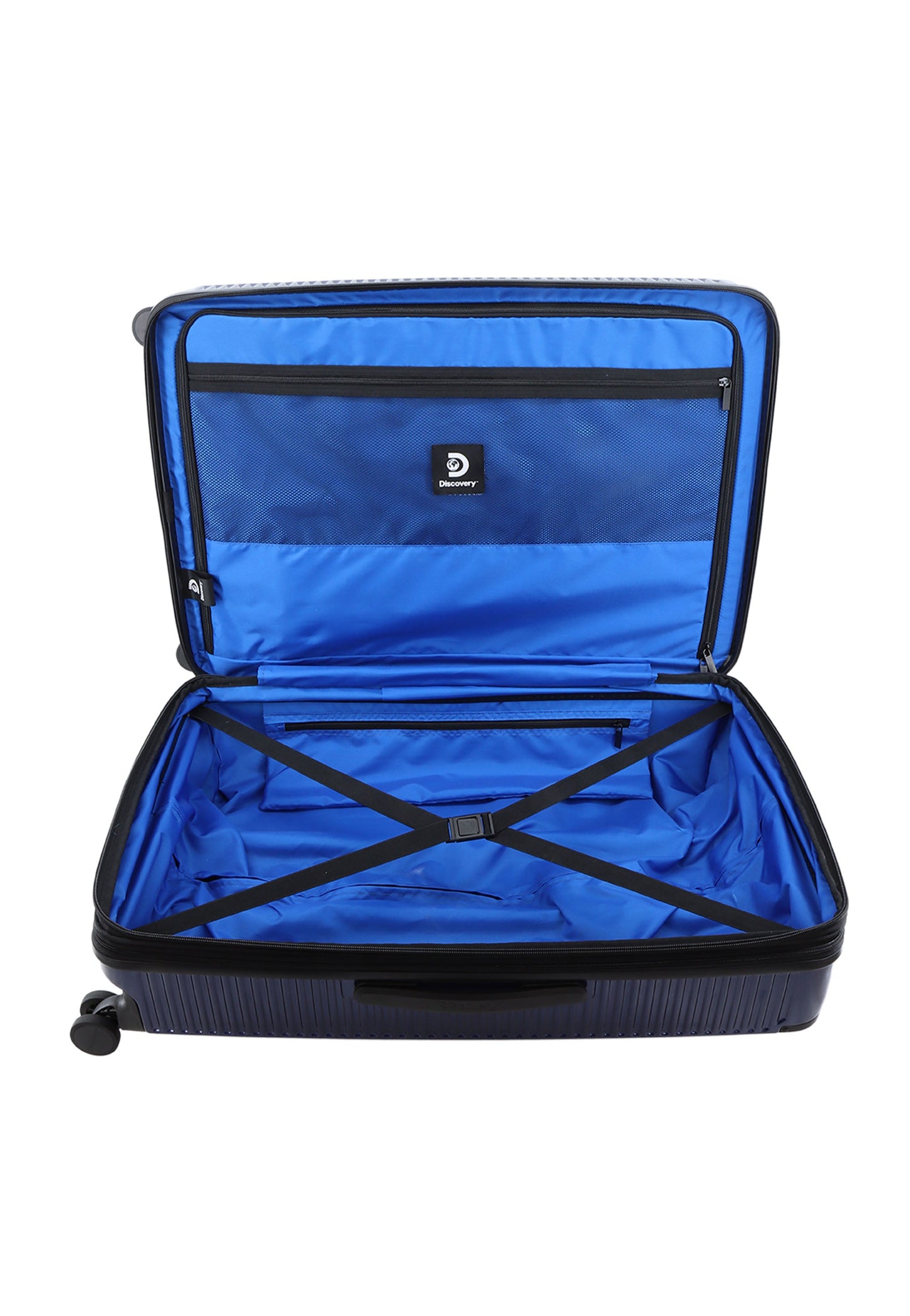 Discovery - Crossroad | Hartschalenkoffer-Set 3-teilig / Trolley-Set / Reisekoffer-Set - (S/M/L) - Blau