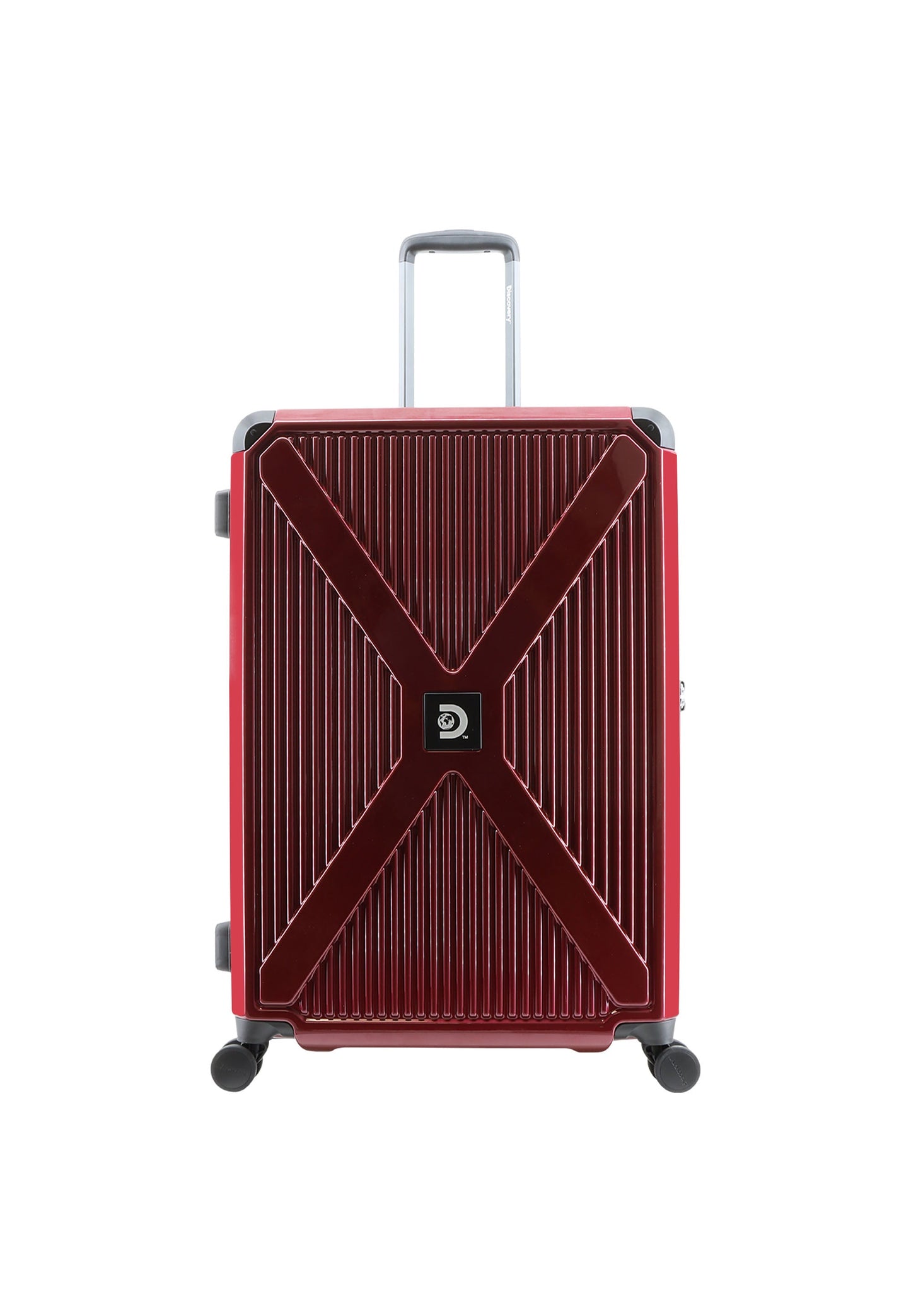 Discovery - Crossroad | Hartschalenkoffer-Set 3-teilig / Trolley-Set / Reisekoffer-Set - (S/M/L) - Rot